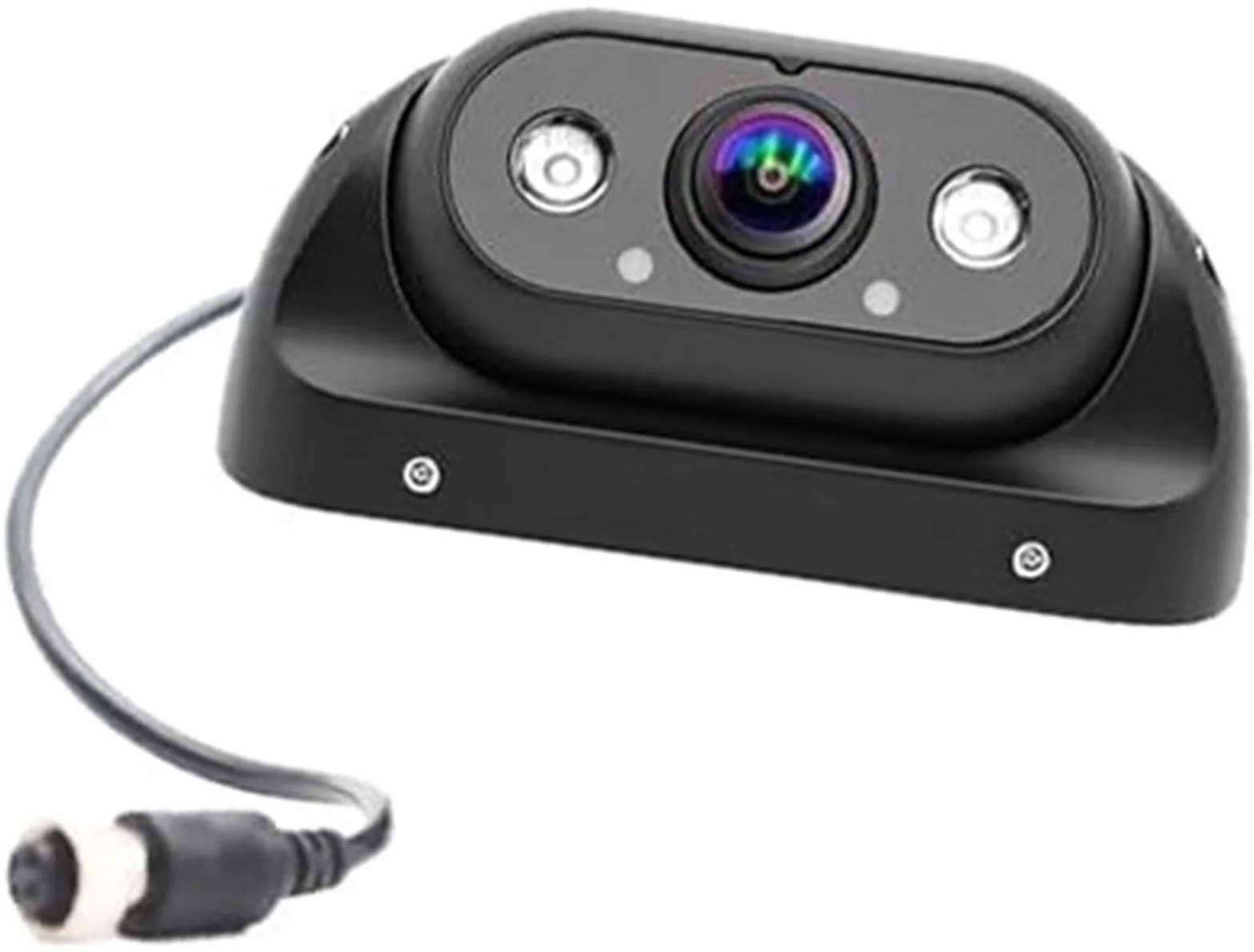 Tylna kamera samochodowa Kamera tylna Cvbs Ahd 1080P Samochód, dla monitorowania autobusów ciężarowych Night Vision Cofanie 12-24 V(BLACK 4 PIN)