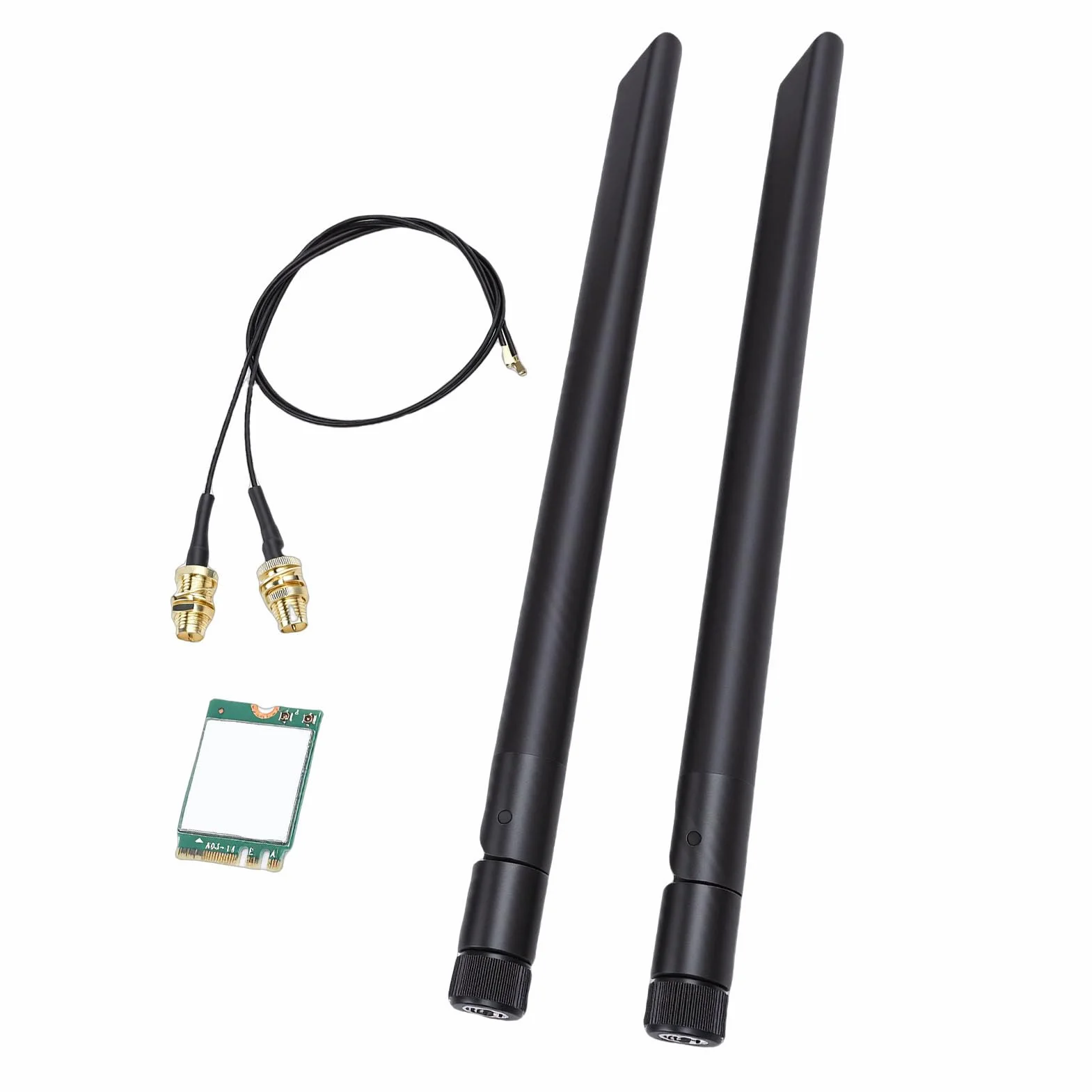 Karta Sieciowa Wi-Fi, Karta Bezprzewodowa AX1675X WiFi 6E M.2 2.4G 5G 6G Potrójna Sieciowa Bluetooth 5.3 PC z podwójną anteną 8db Obsługa ProcesorówObsługa Platform,