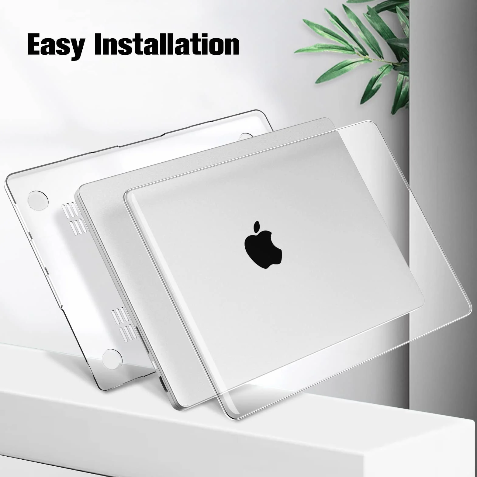 Fintie Etui kompatybilne z MacBook Pro 16 (2026-2021) M5 M4 M3 M2 M1 Pro/Max A3428 A3429 A3186 A3403 A2991 A2780 A2485, ultracienkie, twarde etui ochronne kompatybilne z MacBook Pro 16, przezroczyste