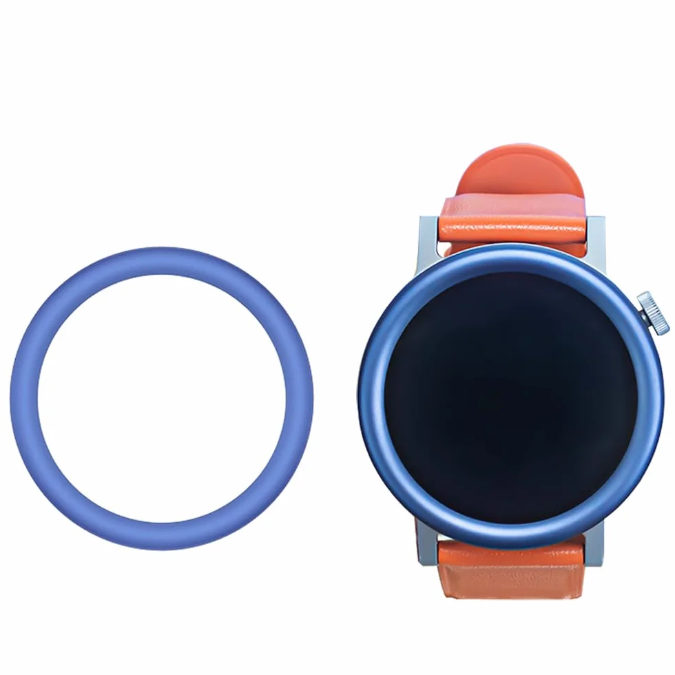 Metalowy pierścień do CMF Watch Pro 2, wymienna rama osłona twarda obudowa smartwatch (niebieski)