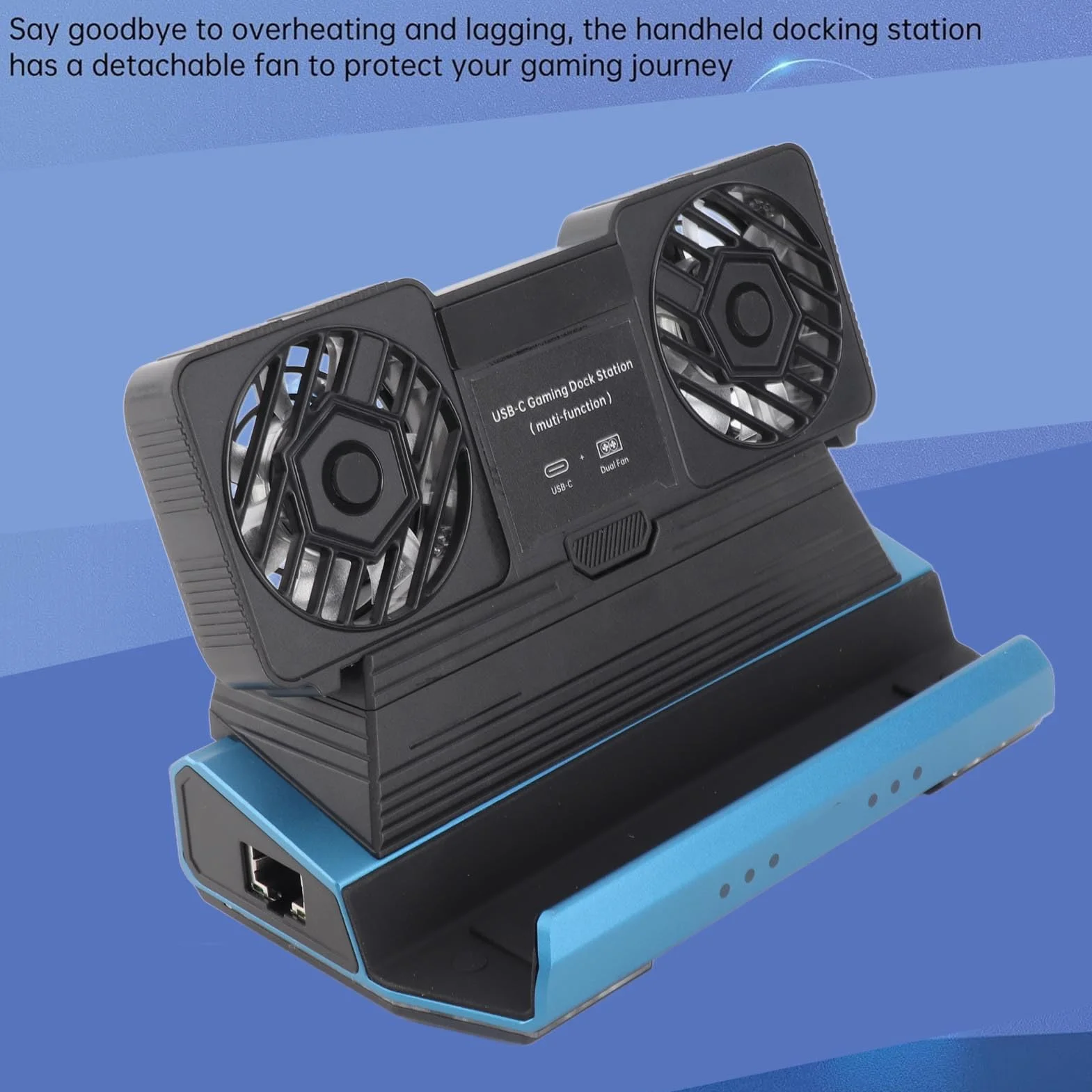 Sxhlseller Stacja dokująca do konsoli Steam Deck Wszechstronna stacja dokująca 9 w 1 RGB do gier przenośnych USB C 4K 60Hz HD Interfejs multimedialny dla graczy, stop aluminium