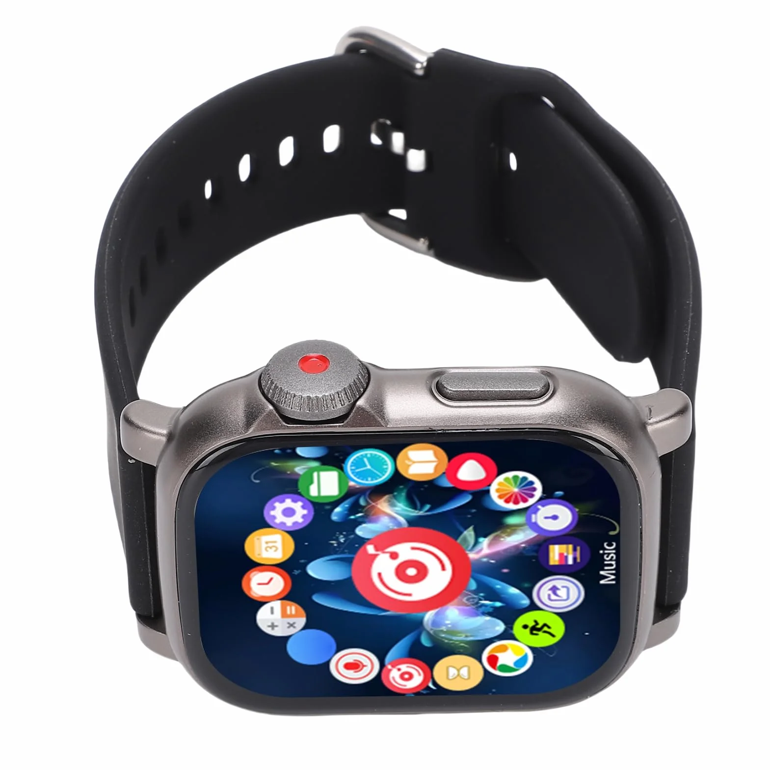 Denash Do Noszenia Odtwarzacz MP3, Bluetooth 5.4 Muzyka z Ekranem Dotykowym z Fitness śledząc, Głośnik i Rejestrator Głosowy Do Słuchania Muzyki, Trening (128GB)