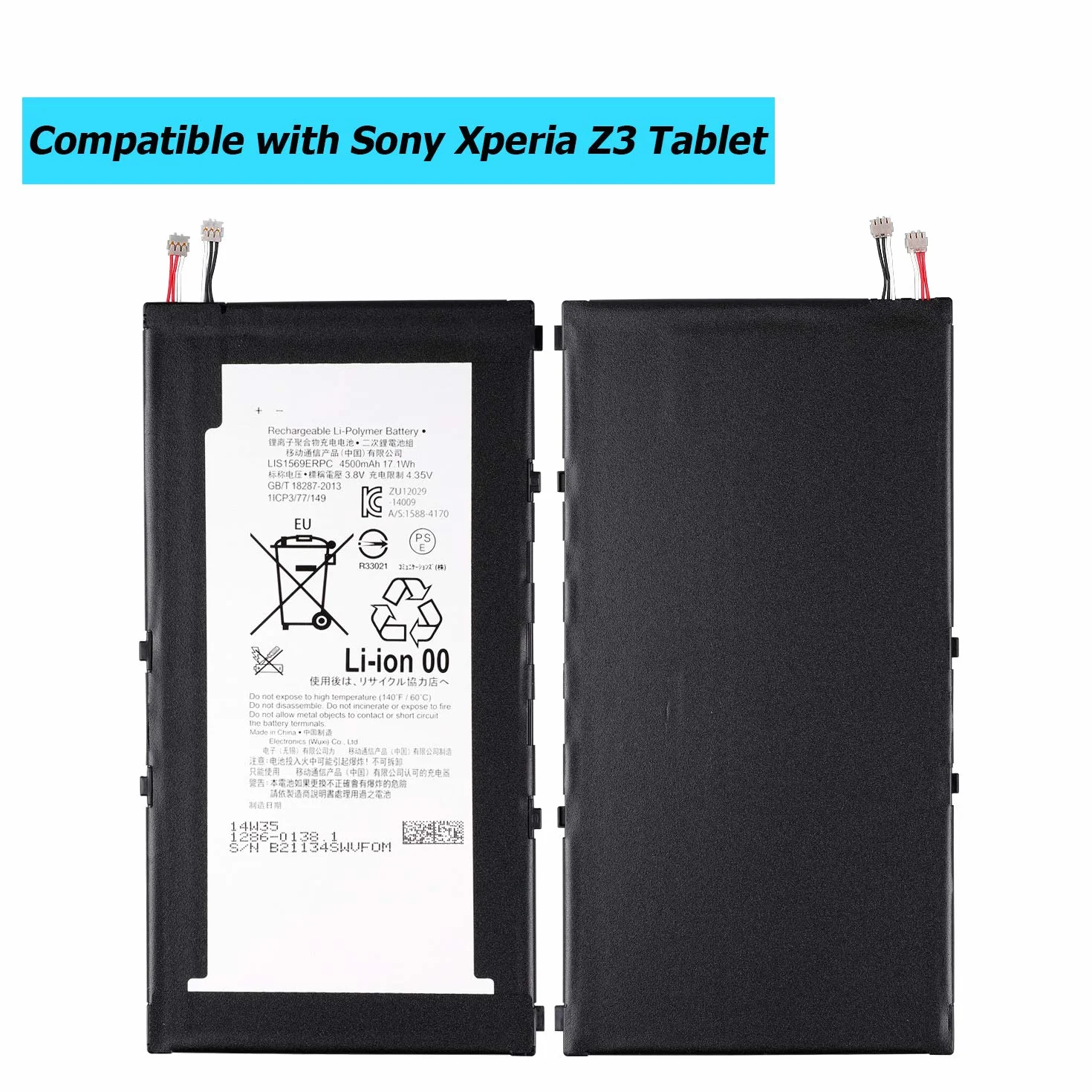 Tablet akumulator LIS1569ERPC do Sony Xperia Z3 Tablet SGP621 SGP641 SOT22 z zestawem narzędzi