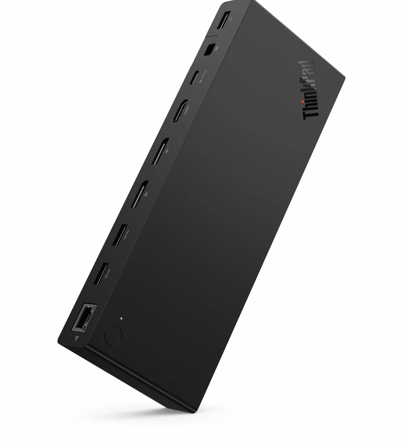 Lenovo ThinkPad USB4 Dock 5000-100W EU - stacja dokująca USB4 - czarna z czerwonym profilem