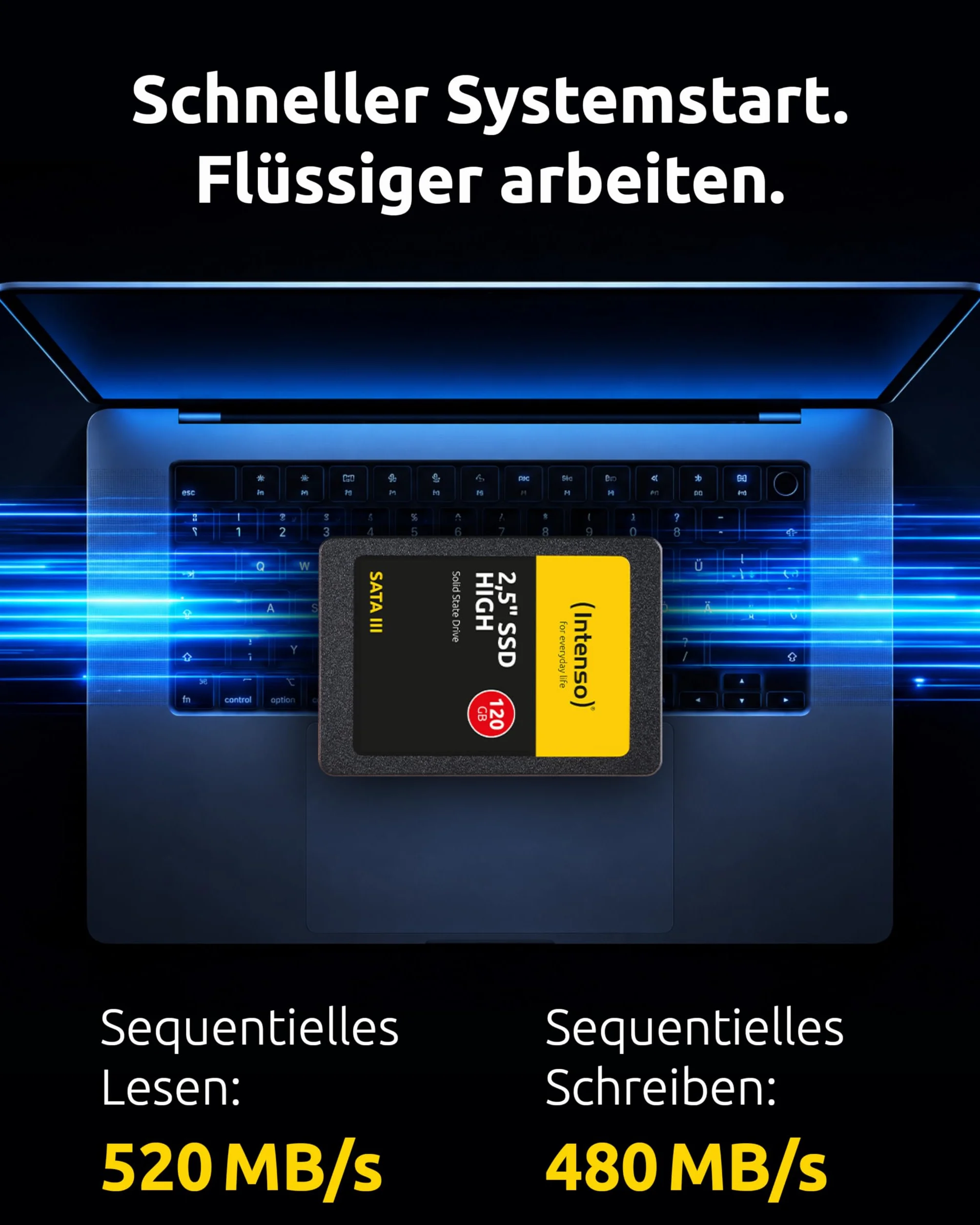 Intenso 3813430 120GB SATA III High Performance Internal 2.5' SSD