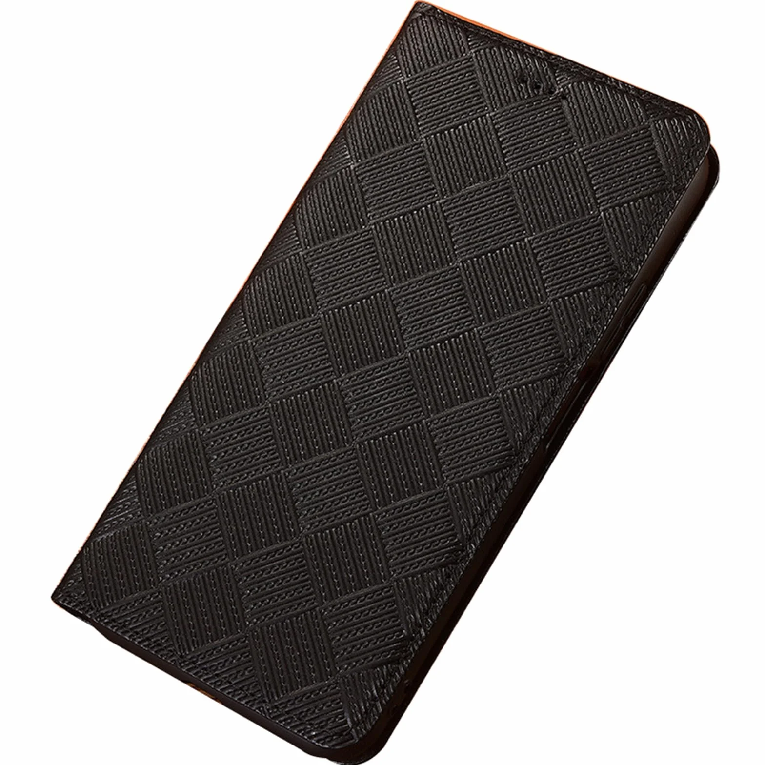 Etui z prawdziwej skóry do Huawei Pura 90 Pro Max / 90 Pro / 90, magnetyczne etui z klapką, vintage, portmonetka na telefon komórkowy z funkcją stojaka, etui ochronne, czarne, 90 Pro