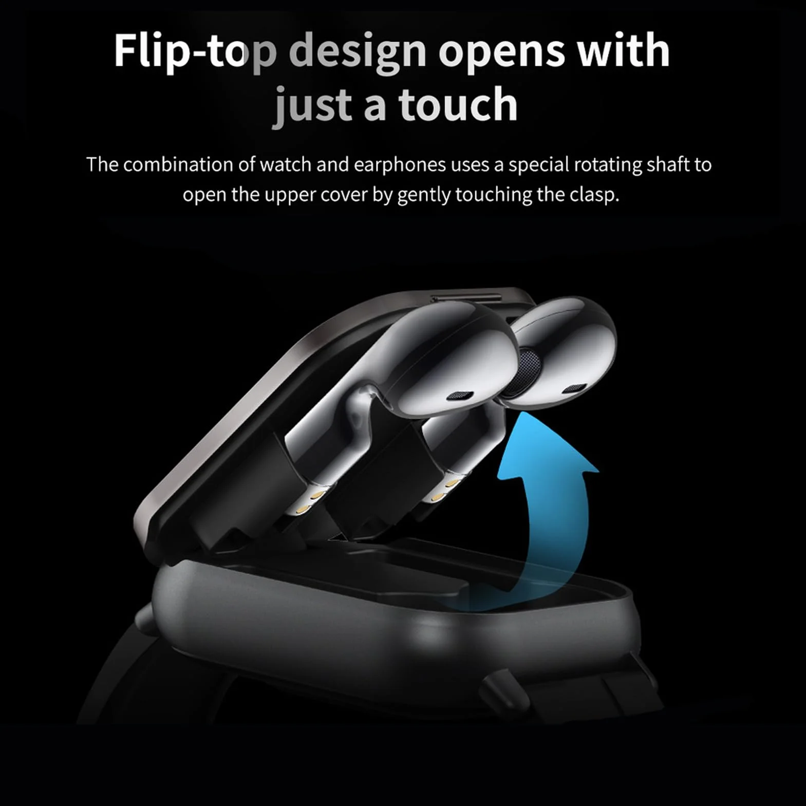 Denash 2 w 1 Smart Watch ze słuchawkami, 2,01" HD Smartwatch z funkcją telefonu, 100+ trybów sportowych, wodoszczelność IP67, zegarek sportowy z monitorem tętna, monitor snu, krokomierz, do systemu