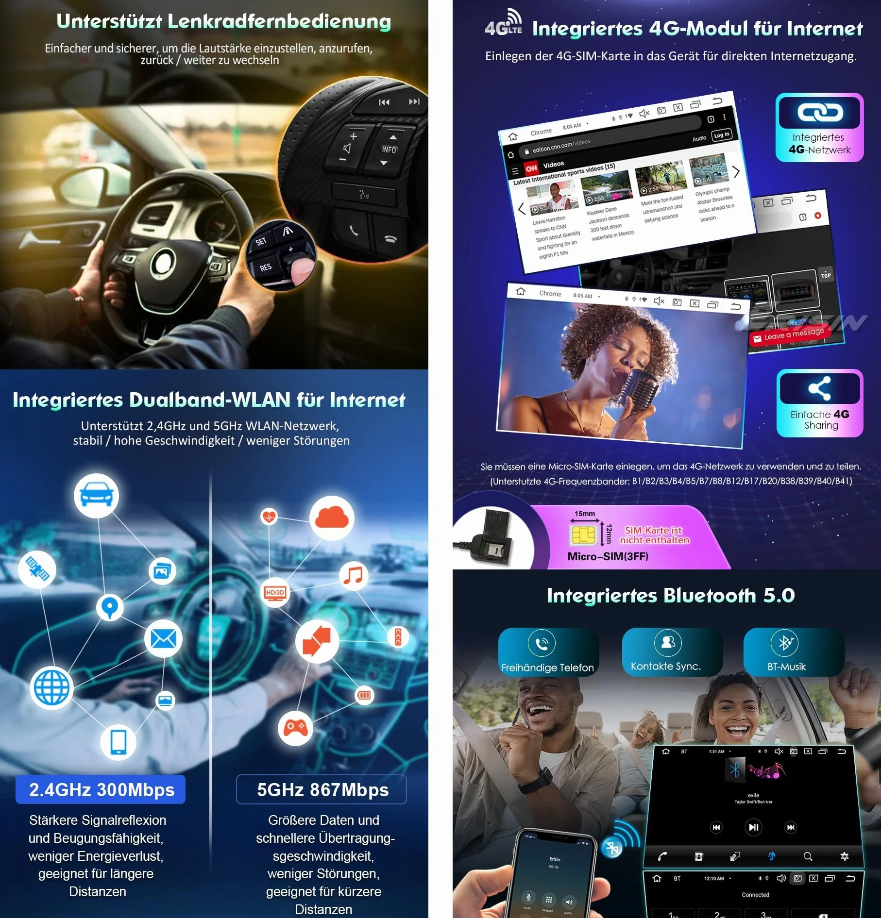 Erisin 8-rdzeniowy 4 GB + 64 GB 7 cali Android 14 radio samochodowe Bluetooth GPS nawigacja do FIAT Egea Aegea Tipo Dodge Neon obsługuje bezprzewodowe CarPlay Android Auto WiFi 4G DAB+ USB FM RDS