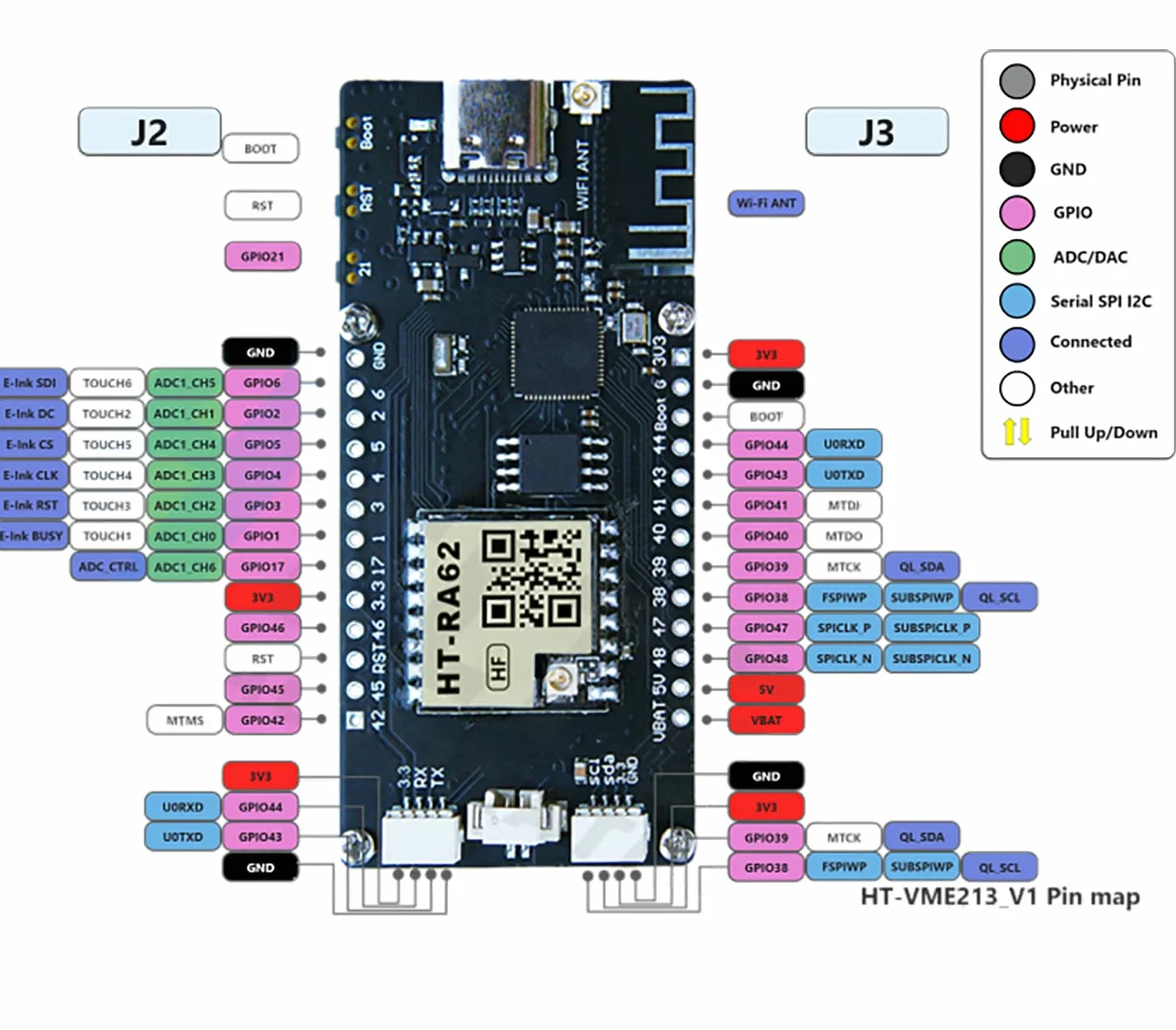 Meshtastic 5.4 cm czarny biały e-ink inteligentny wyświetlacz SX1262 LoRa Chip ESP32-S3R8 zestaw rozwojowy IoT 902-928 MHz z BLE WiFi kompatybilny z Arduino