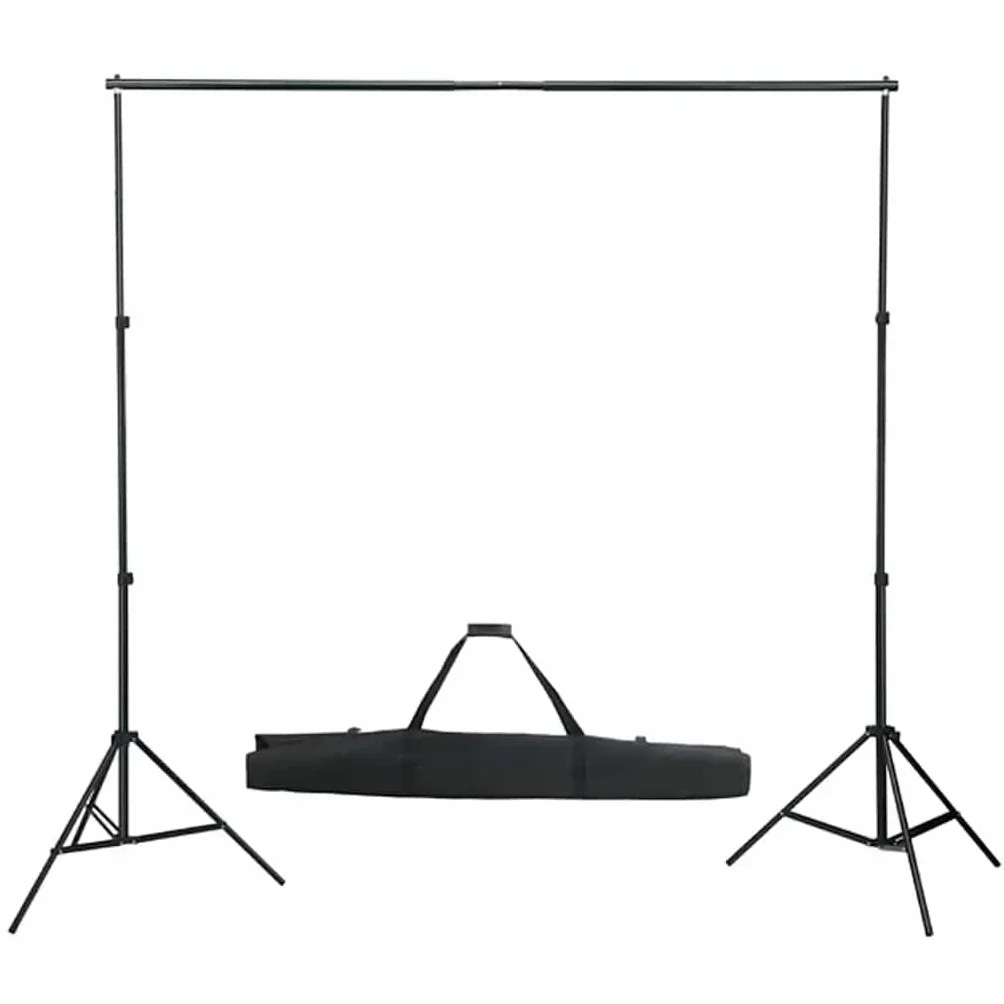 Zestaw do studia fotograficznego ze światłem ciągłym LED, 3 softboxy, 3 statywy, tło 500 x 300 cm, możliwość ściemniania, aluminiowa podstawa, 5600 K, przenośny, do fotografii studyjnej, wideo