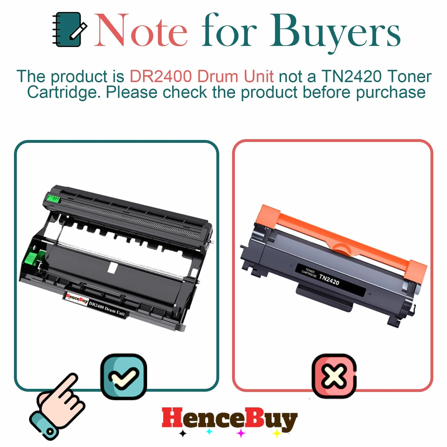 Bęben do Brother DR2400 czarny kompatybilny HL-L2350DW DCP-L2530DW MFC-L2710DW