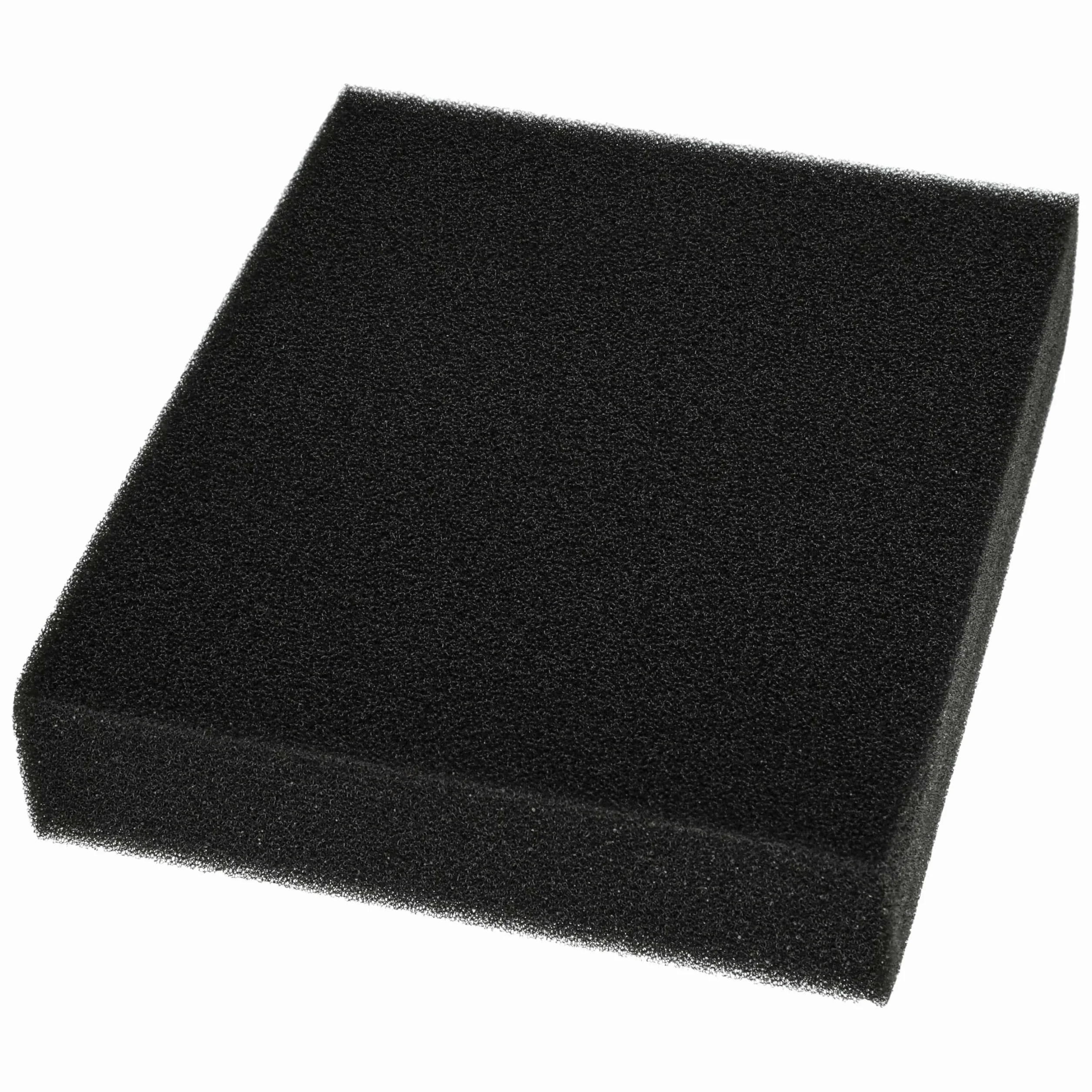 vhbw Piankowy filtr powietrza do kosiarki 13,0x10,8x2,5 cm czarny