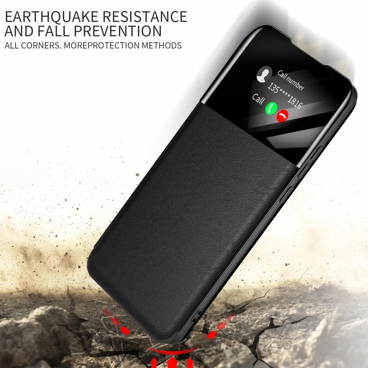Etui z klapką do Samsunga Galaxy S24 Ultra/S24 Plus/S24, skórzane inteligentne etui z klapką na telefon komórkowy z gniazdem na kartę, etui chroniące aparat (kolor: niebiesko-niebieski, rozmiar: S24