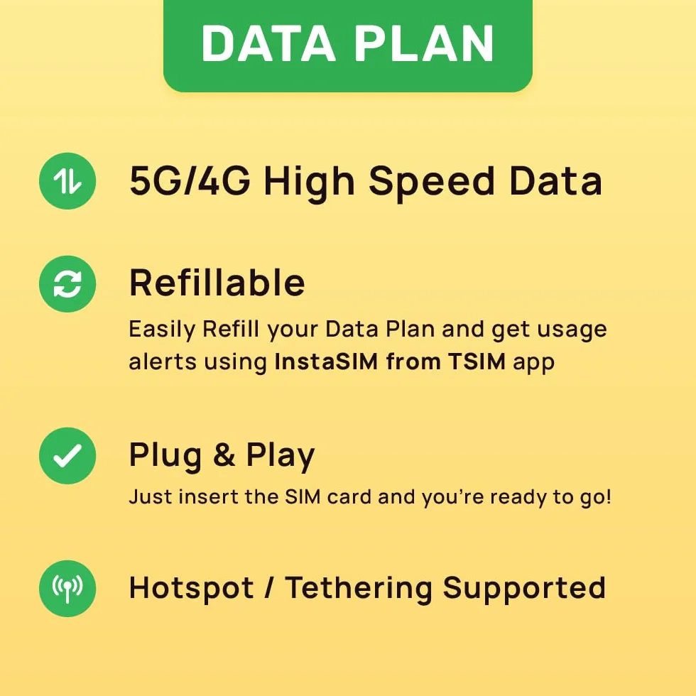 Cambodia karta SIM | 2 GB Super Economy taryfa doładowania! Automatyczna aktywacja, ważność przez 15 dni | prędkość 5G + hotspot | Tylko dane, brak numeru telefonu