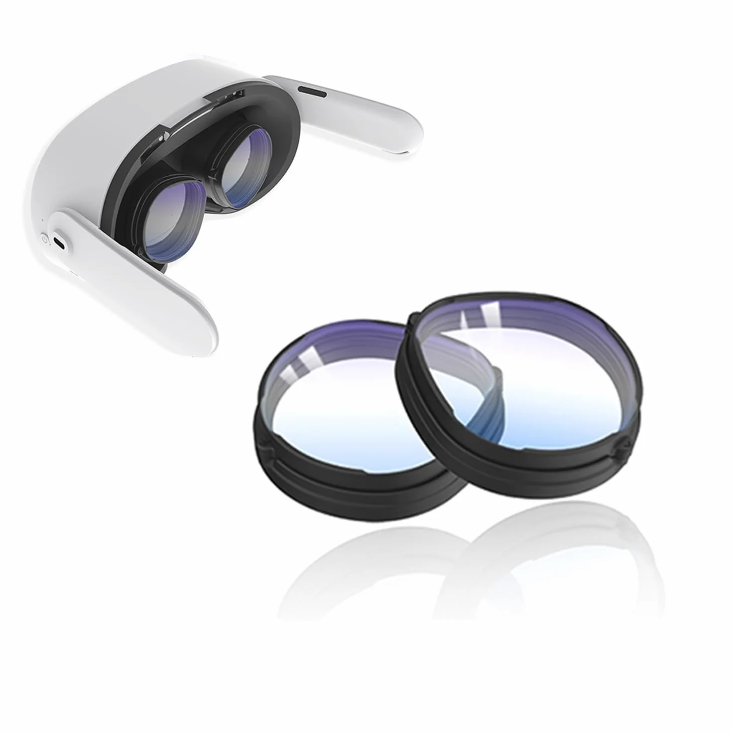 Magnetyczne okulary VR z filtrem niebieskiego światła do Quest 3S, akcesoria soczewek, ochrona oczu