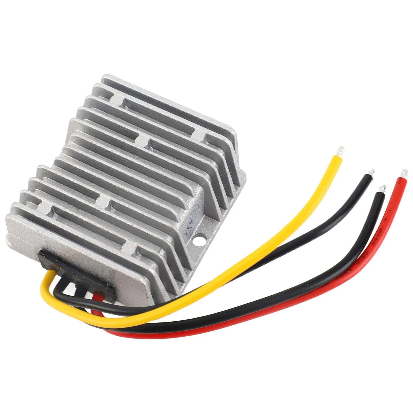 Keenso Przetwornica Obniżająca Napięcie Aluminiowa Przetwornica Napięcia Prądu Stałego 8 V do 36 V do 13,8 20 A 276 W IP68 Synchroniczna Prostownica Wózka Samochodowego LED Układ Słoneczny