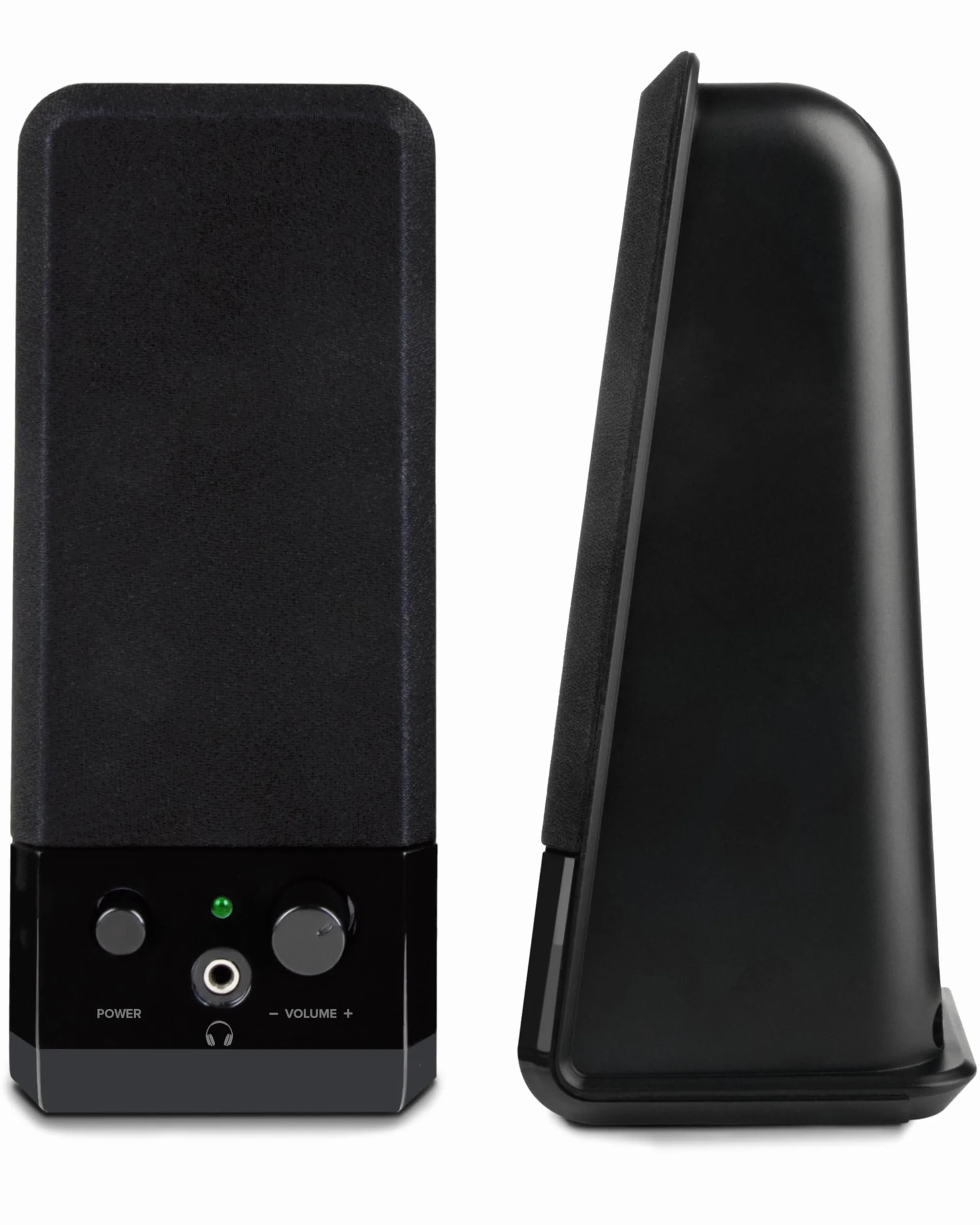Speedlink Event Stereo Speakers SL-8004-BK, 2-Piece Desktop Set, USB Powered, Slimline Design, 3.5 Millilitre Jack Plug, 5W RMS Output Power, Black