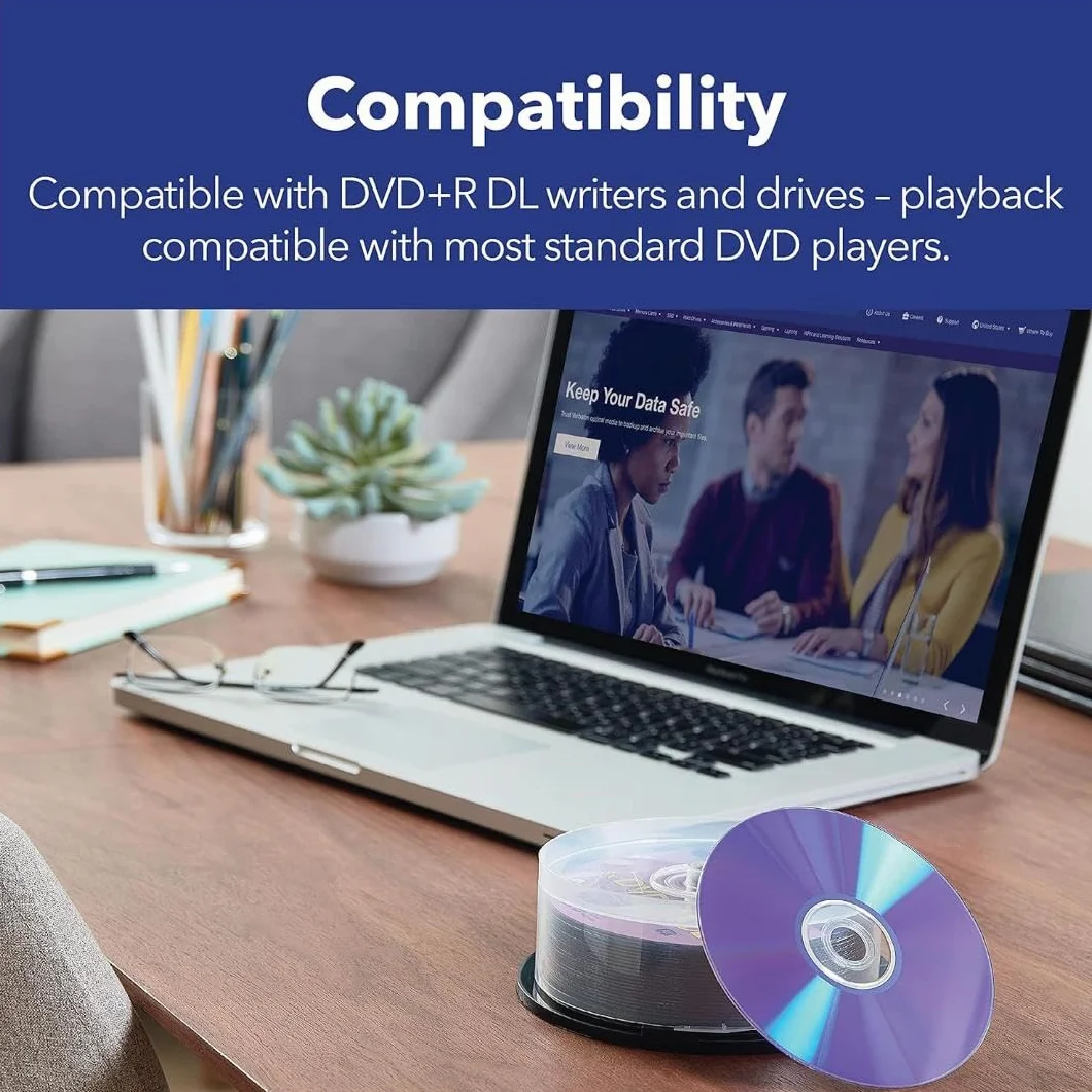 Verbatim DVD+R DL 97693 wide 1x50 8x Speed 8.5GB Life Series