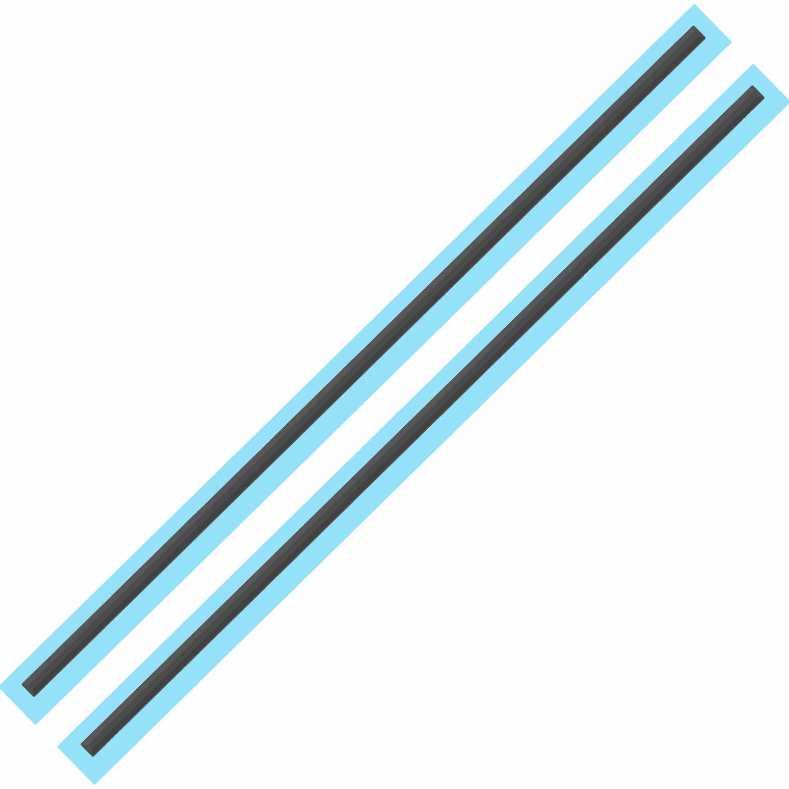 SG Store 2 szt. antypoślizgowe paski do stóp zderzaka kompatybilne z HP ENVY X360 15-DR, ENVY X360 15-DS gumowe paski na nóżki 315 x 6 x 2 mm