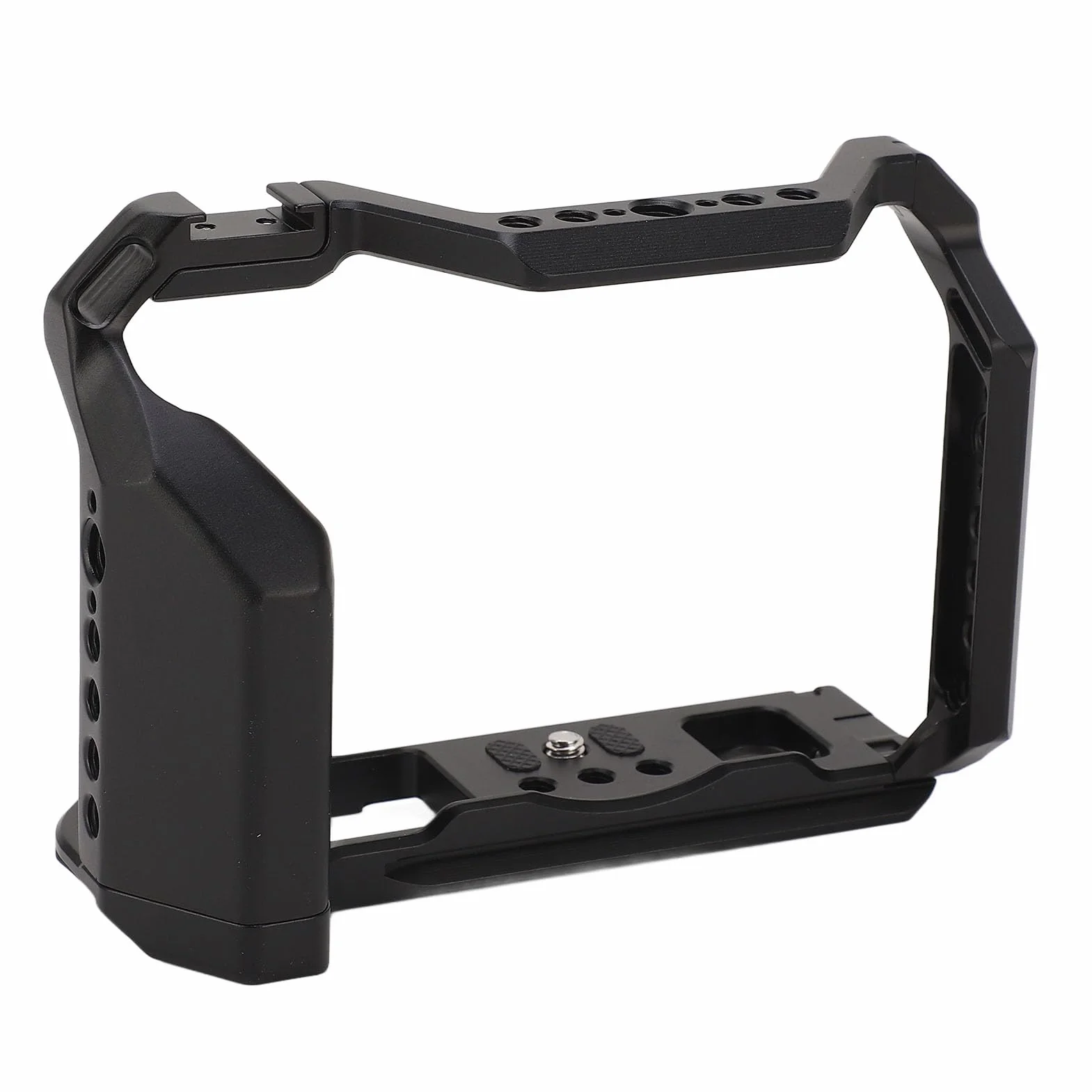 Stabilizator klatki wideo kamery Szybki montaż Stop aluminium Lekki Trwały z gwintowanymi otworami 1/4 3/8 Zimne buty do akcesoriów do aparatu XT5