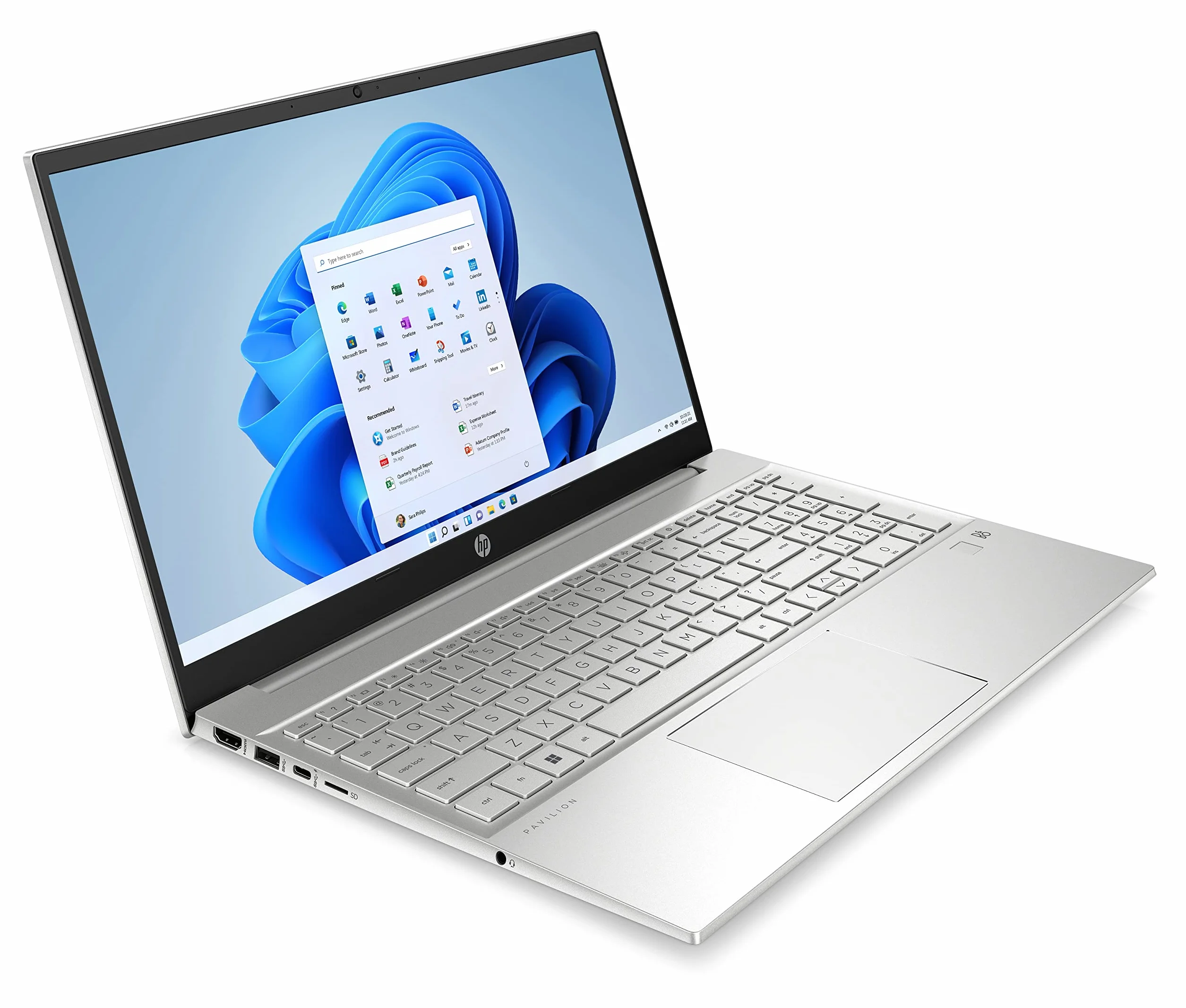 HP Pavilon 15-eg3013ns - Laptop 15.6" Full HD (Intel Core i7-1355U, 16GB RAM, 512GB SSD, Intel Iris Xe Graphics, Windows 11 Home) Silver - Klawiatura QWERTY Polski
