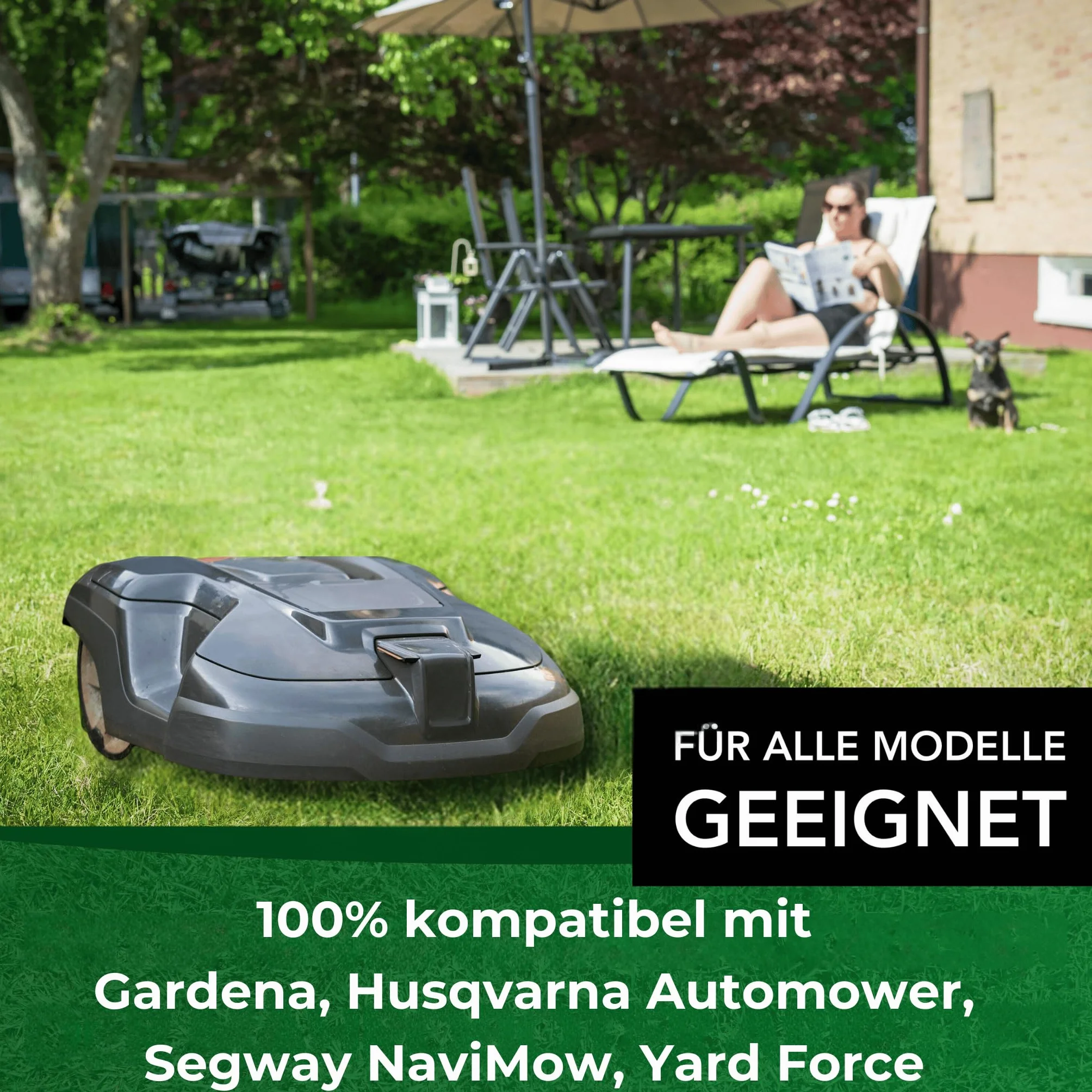 Ostrza zamienne do kosiarek Gardena Husqvarna Automower Yard Force Ecovacs Segway Titan LongLife 0,75 mm DIN EN 50636 30 szt