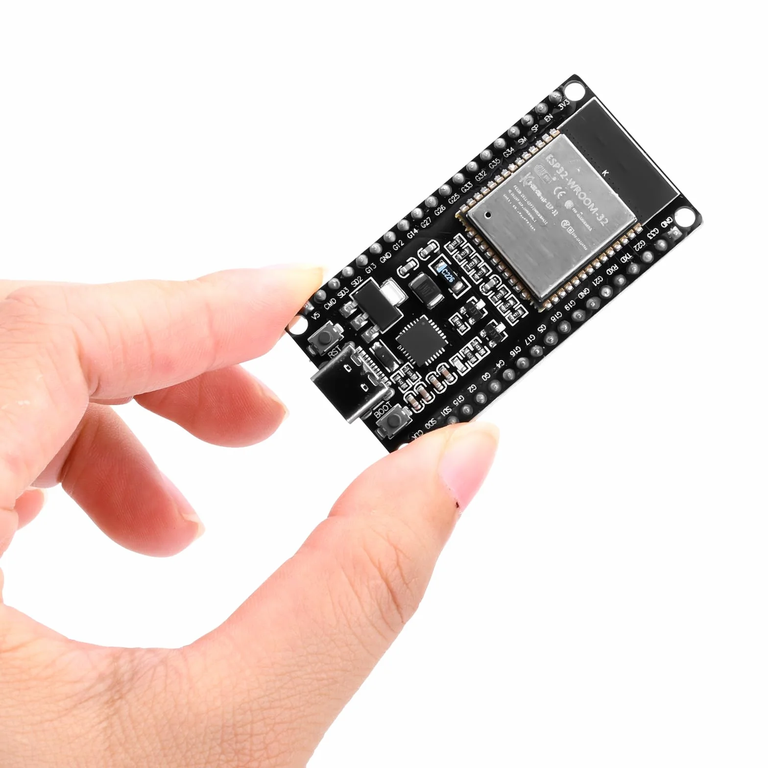 3 sztuki 38-pinowych modułów USB C ESP32 NodeMCU WiFi Bluetooth ESP32 WROOM 32 Development Board z CP2102 kompatybilny z interfejsem Arduino typu C