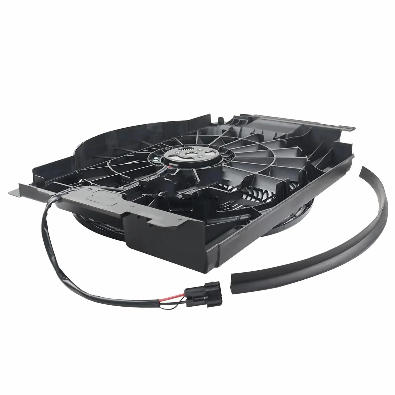 Zestaw Chłodzący AP03 400W wentylator chłodnicy z modułem i silnikiem bezszczotkowym do BMW E53 X5 4.4i 3.0d 4.6is 3.0i 64506908124 Radiator przewodzącym
