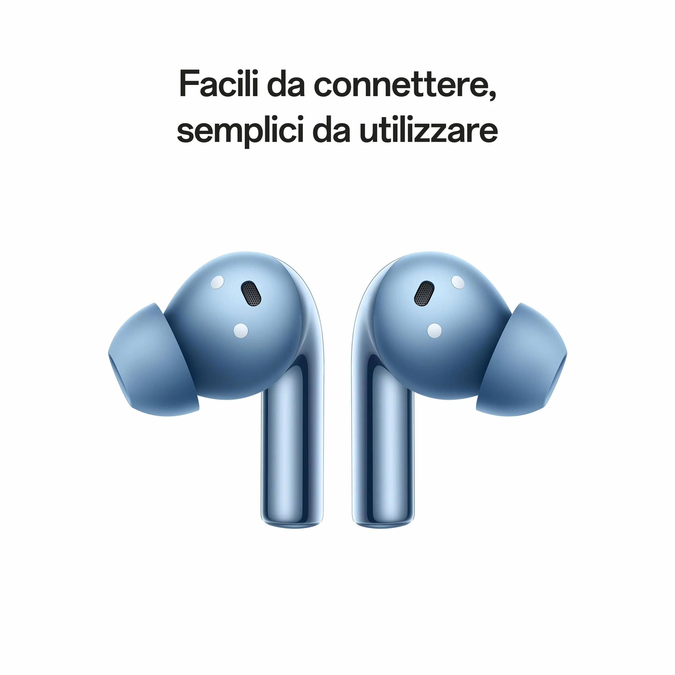 OPPO Enco X3i True Wireless, 44h autonomii, podwójny przetwornik 10,4 mm i 6 mm, Bluetooth 5,3, sterowanie dotykowe, redukcja szumów IA, Android i iOS, IP55, [wersja włoska], niebieski