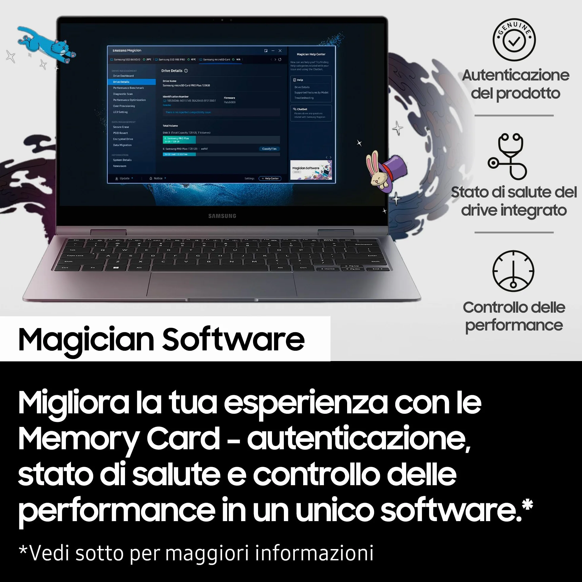 Samsung Pamięć MB-MD1T0SA PRO Plus karta MicroSD do telefonów komórkowych i konsol do gier 1 TB, UHS-I U3, do 180 MB/s