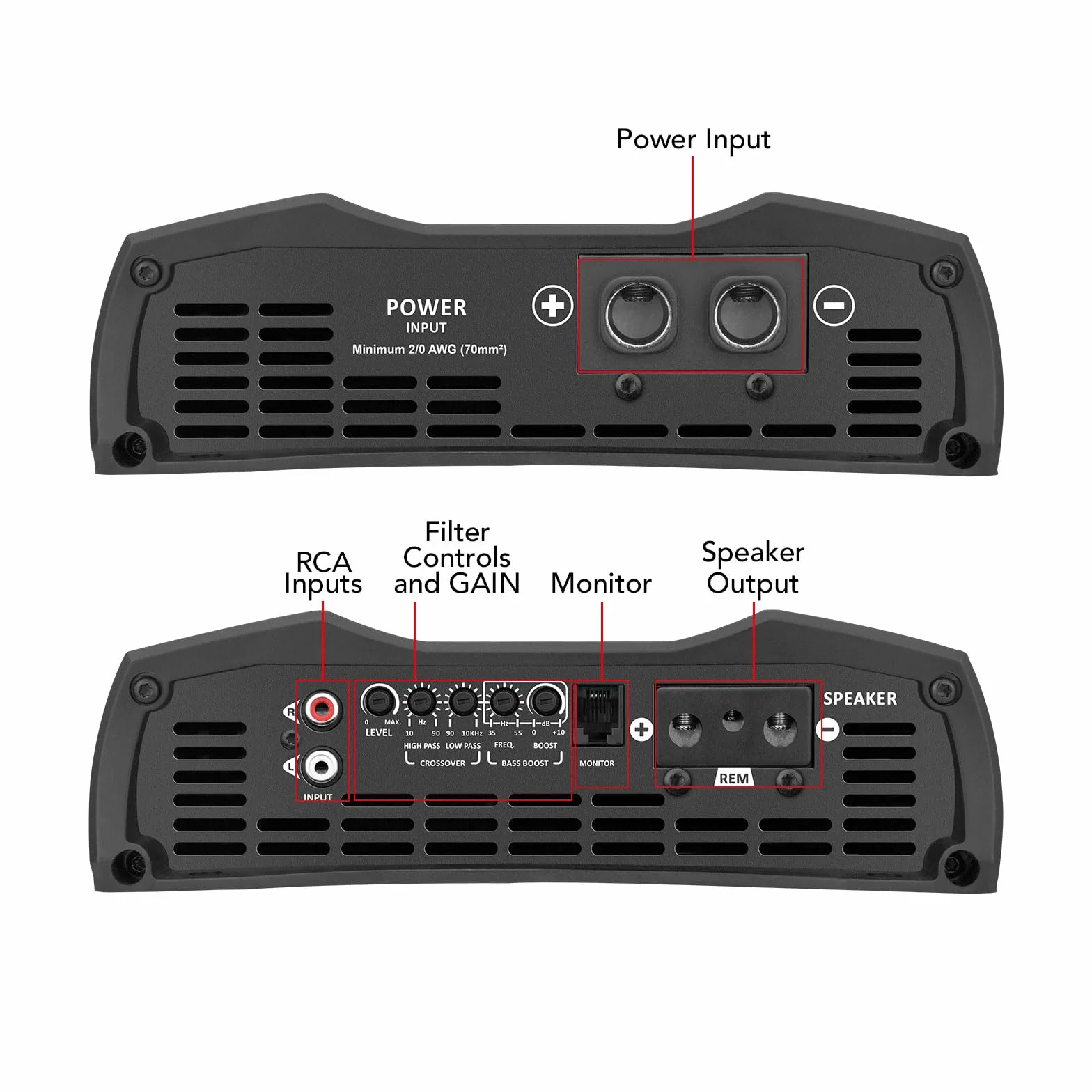 Taramp's MD 5000.1 1 Ohm 5000 W, klasa D, pełnozakresowy wzmacniacz mono