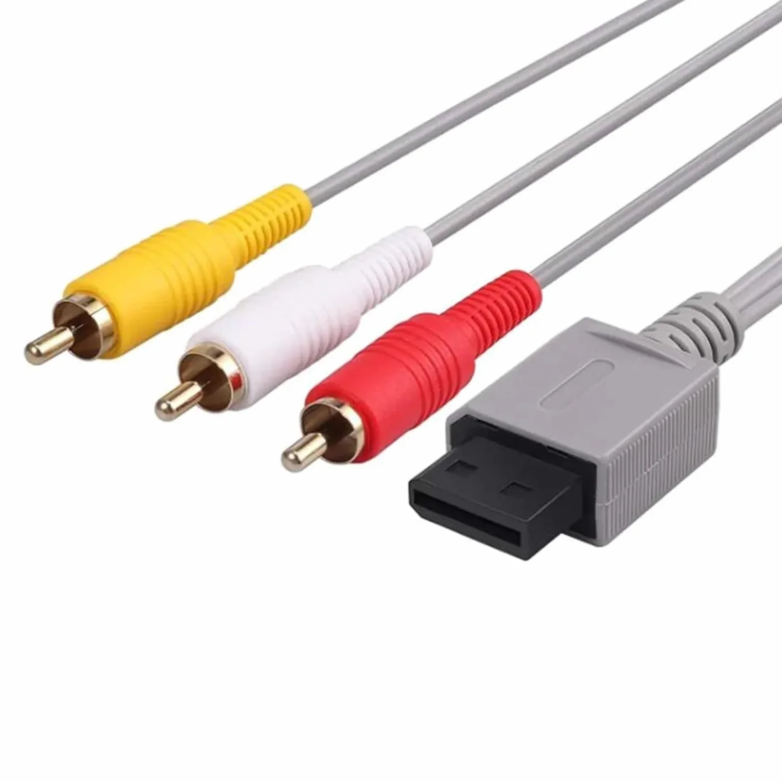 Uniwersalny kabel 50 sztuk do konsoli kontrolera Nintendo Wii, kompozytowy kabel audio i wideo AV for Will
