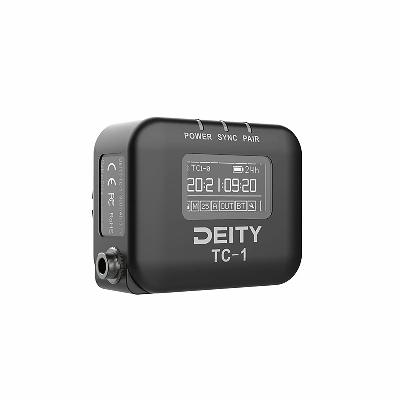 Deity TC-1 Bezprzewodowy generator kodów czasowych, radio 2,4 G, Bluetooth 5.0, obsługa aplikacji, kod, kod, z uchwytem na zimną stopkę DSLR, do nagrywania filmów (1 szt.)
