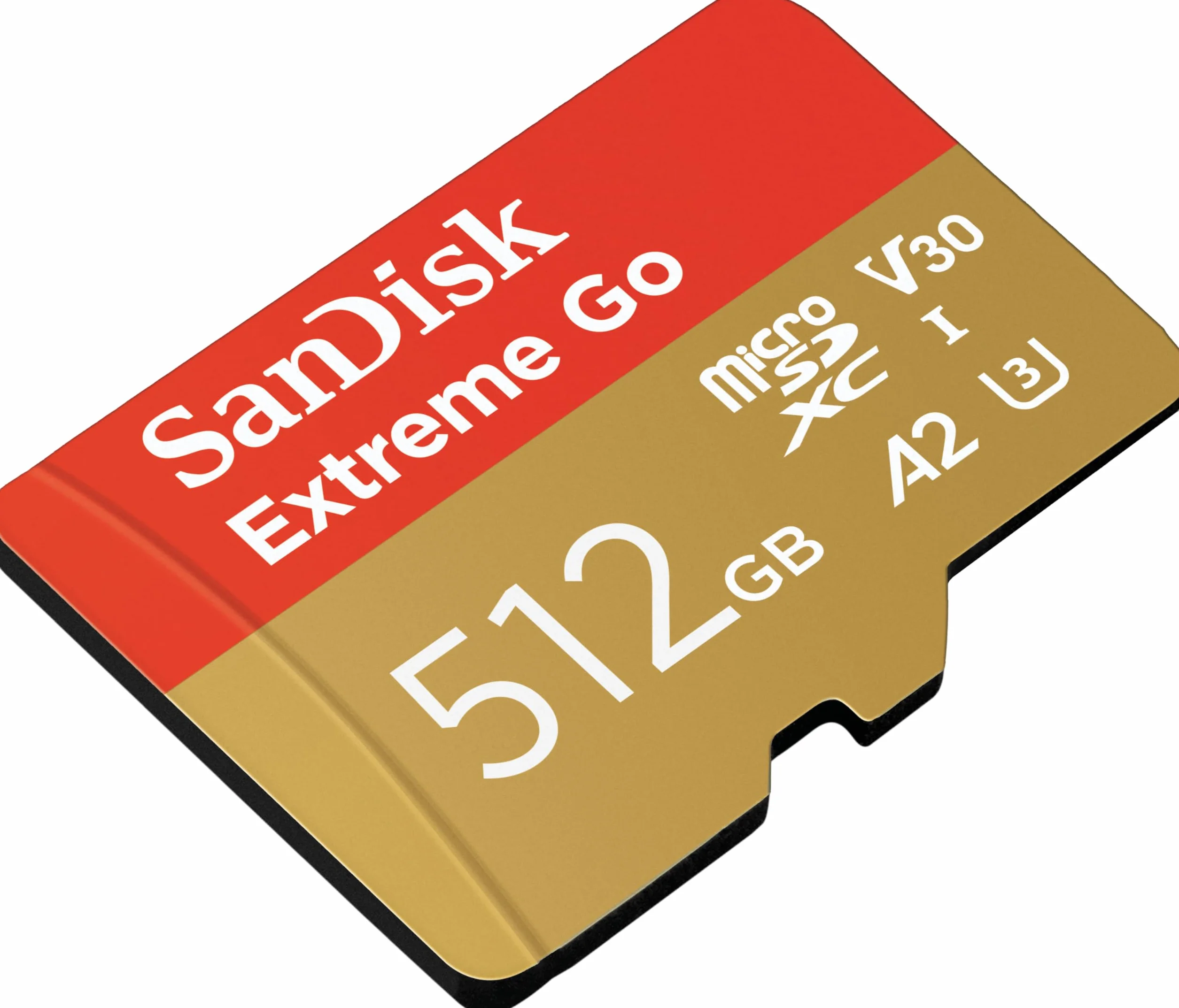 SanDisk Karta micro SDXC 512 GB Extreme Go + adapter SD (do urządzeń z systemem Android, konsol do gier, dronów, kamer akcji, UHS-I, do 200 MB/s, V30, 5K, 4K, UHD, Rescue PRO, klasa 10, U3) dla Amazon