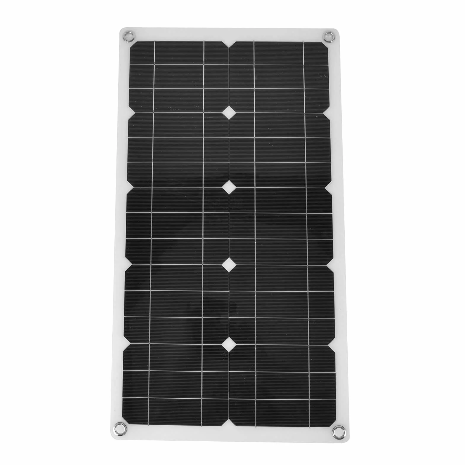 Ładowarka do paneli słonecznych, 18 V 100 W Wodoodporny panel do ładowania słonecznego z zewnętrzną ładowarką USB Wysokowydajne ładowarki do ogniw słonecznych Power Bank Zewnętrzny akumulator do samoc