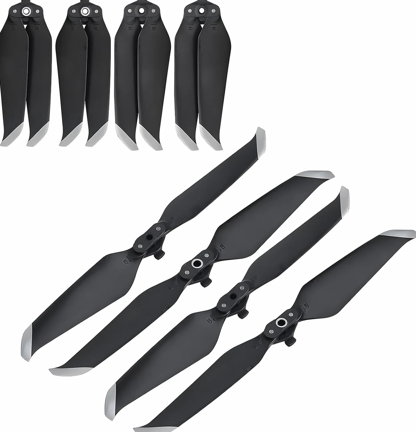 8 szt. śmigieł do Mavic Air 2/Air 2s Drone wymienne ostrza śmigła szybkiego zwalniania zapasowe ostrze śmigła składane niski poziom hałasu 7238F skrzydła do Mavic Air 2/Air 2s