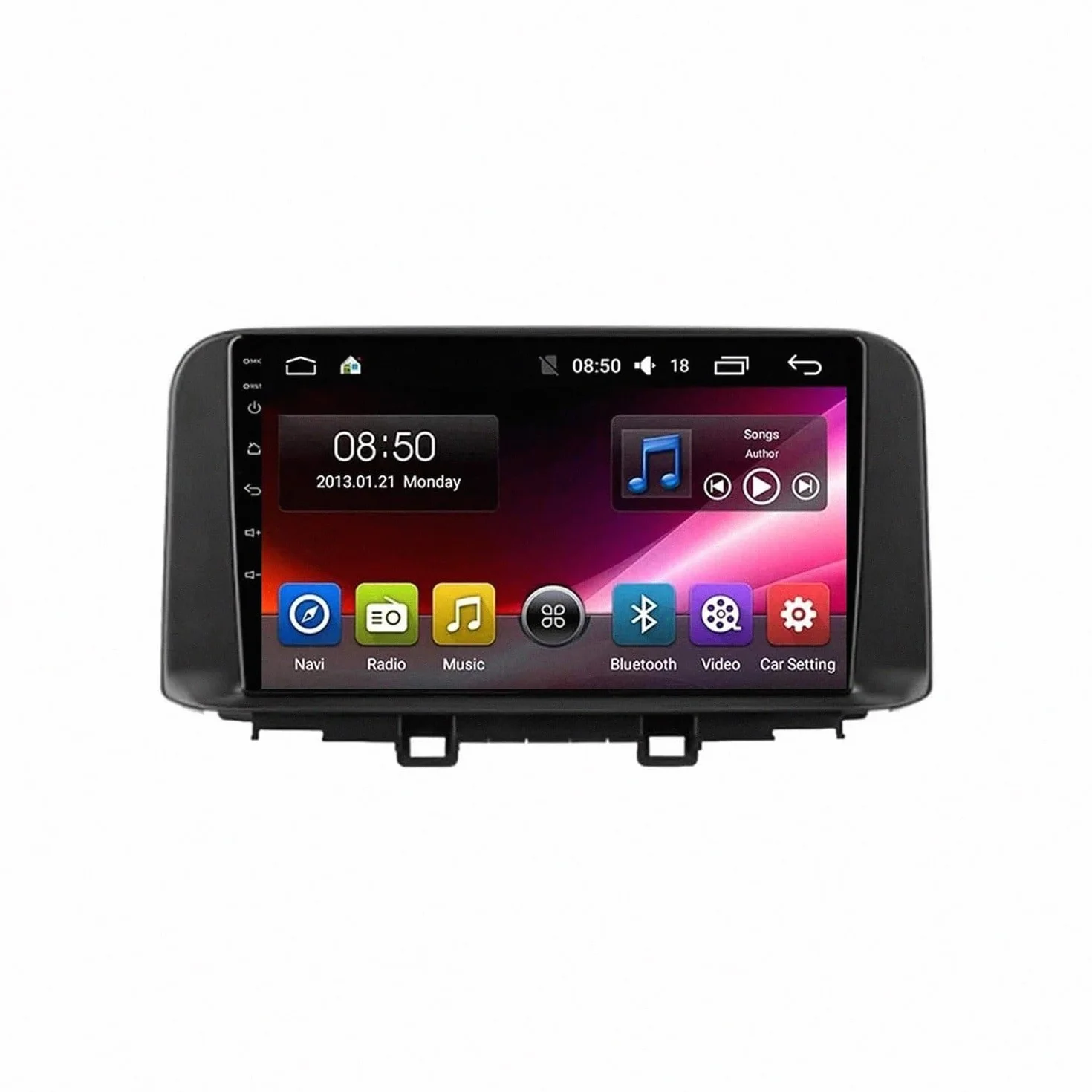 Radio Samochodowe 2-Din dla Hyundai Encino Kona 2018-2019 Android 15 9 Inches Wyświetlacz Samochodowy Fm Am Bluetooth Usb Android Auto Do, 8 Core 6G+128G