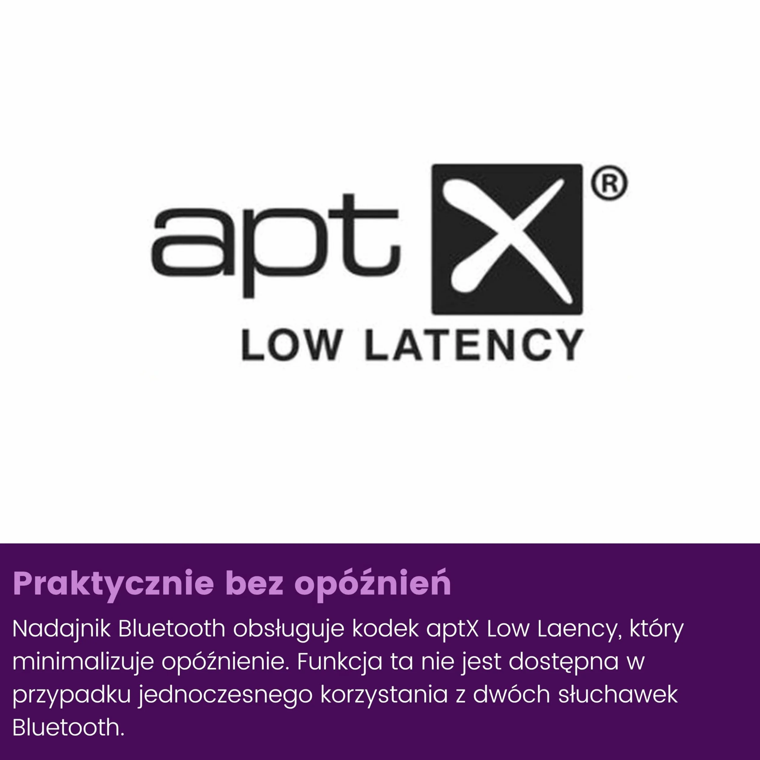 Transmiter Bluetooth TV Marmitek BoomBoom 55 HD - aptX HD aptX Low Latency aptX Adaptive - 2 słuchawki jednocześnie - Toslink coax jack 3,5 mm - nadajnik audio Bluetooth