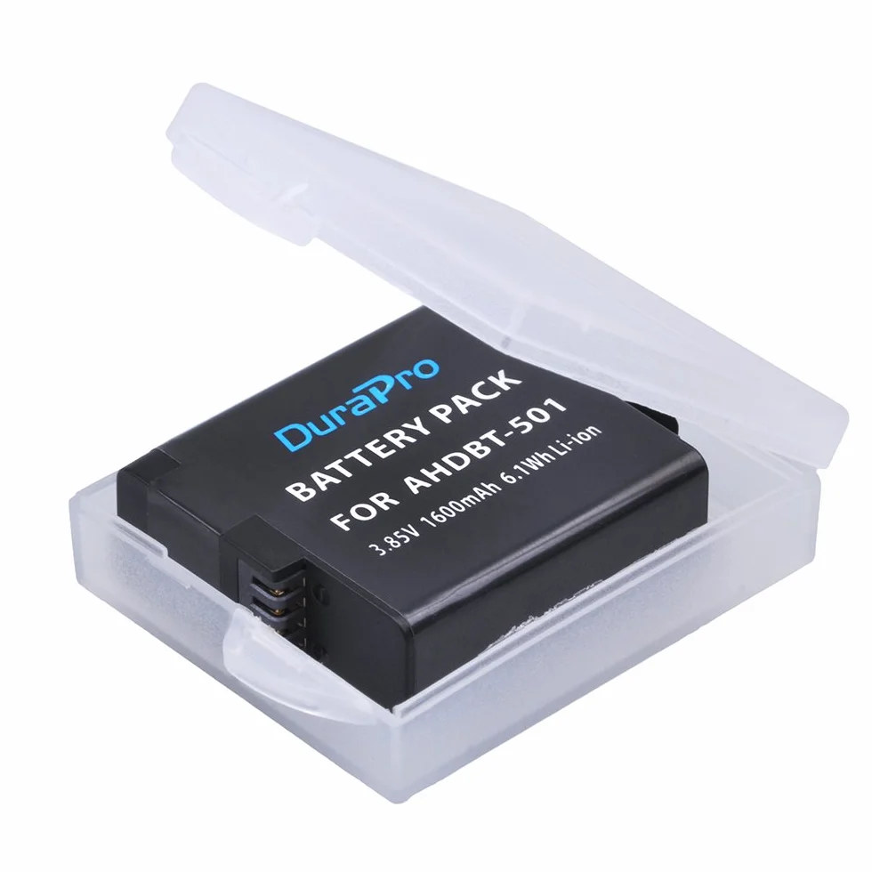 DuraPro 3 szt. baterii do GoPro Hero 7 Hero 6 Hero 5 + szybka ładowarka USB z 3 gniazdami LED z portem typu C do akcesoriów GoPro (kompatybilne z GoPro Hero5 All Firmwares v02.00, v02.01)
