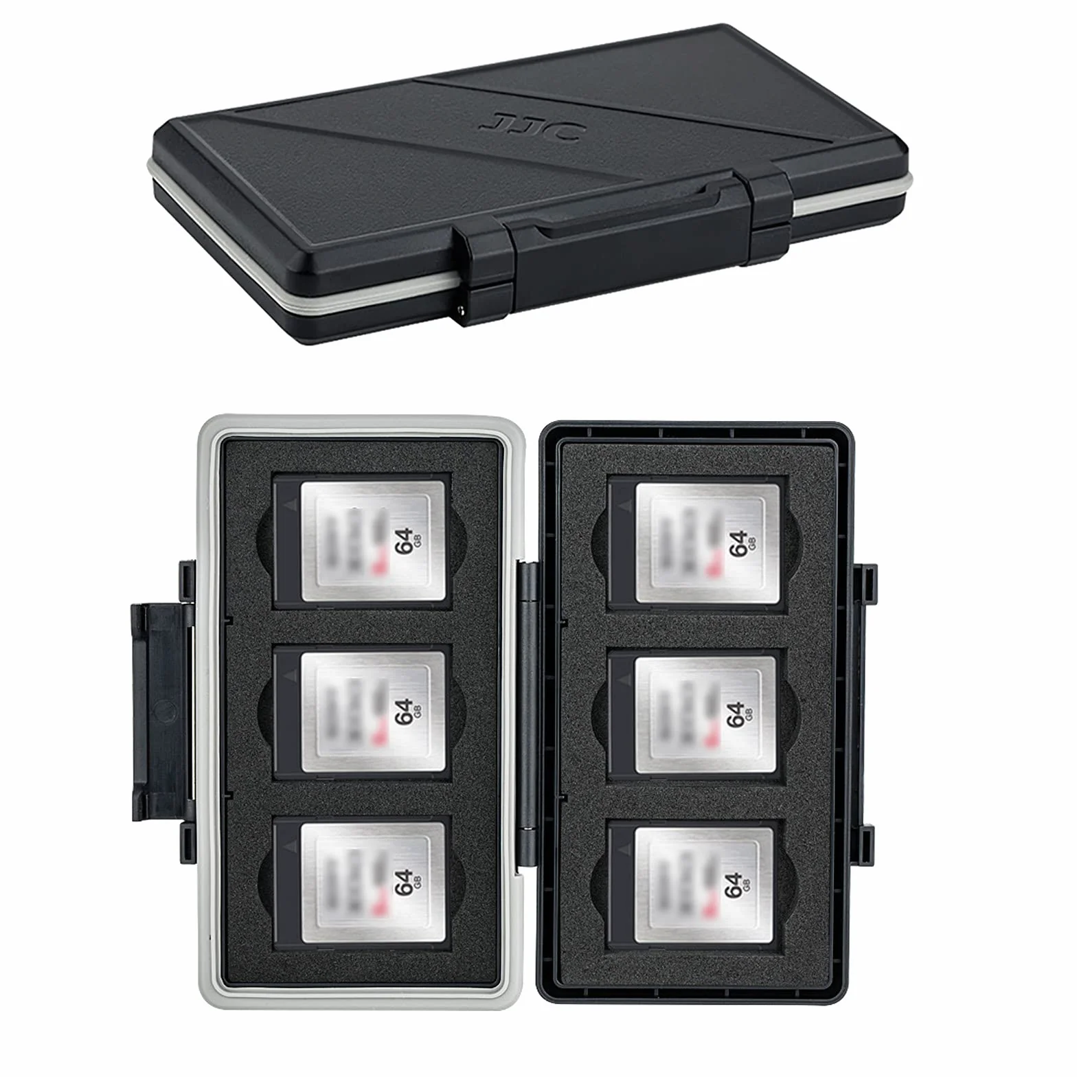 6 przegródek na karty XQD, wodoodporne, odporne na wstrząsy, etui na karty XQD do Nikon Z6 Z7 D4 D850 D5 D500 D4S Panasonic Lumix DC-S1R DC-S1