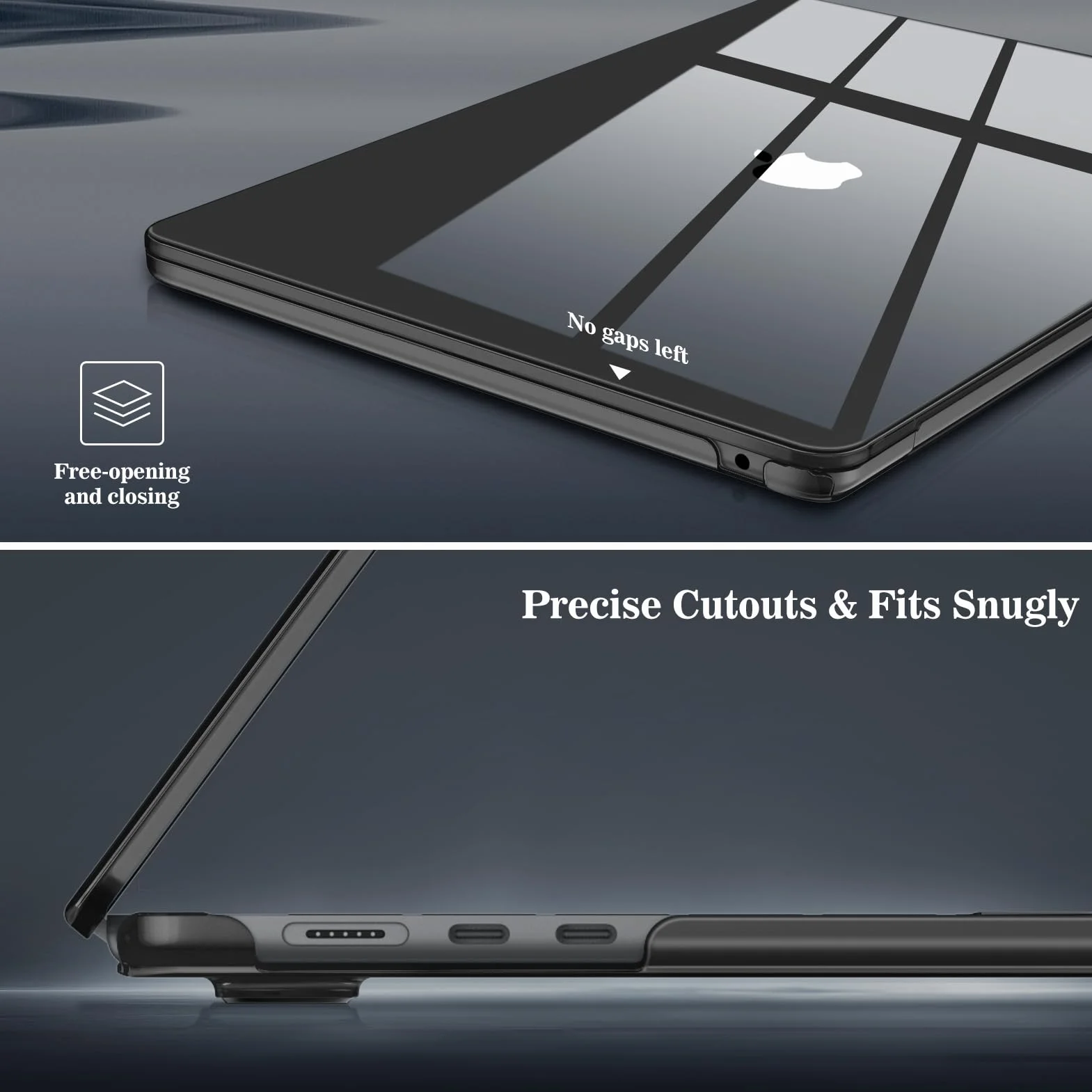 Fintie Etui kompatybilne z MacBook Air 15 cali M5 M4 M3 M2 A3448 A3241 A3114 A2941 (2026-2023), twarde etui ochronne Snap Case Cover