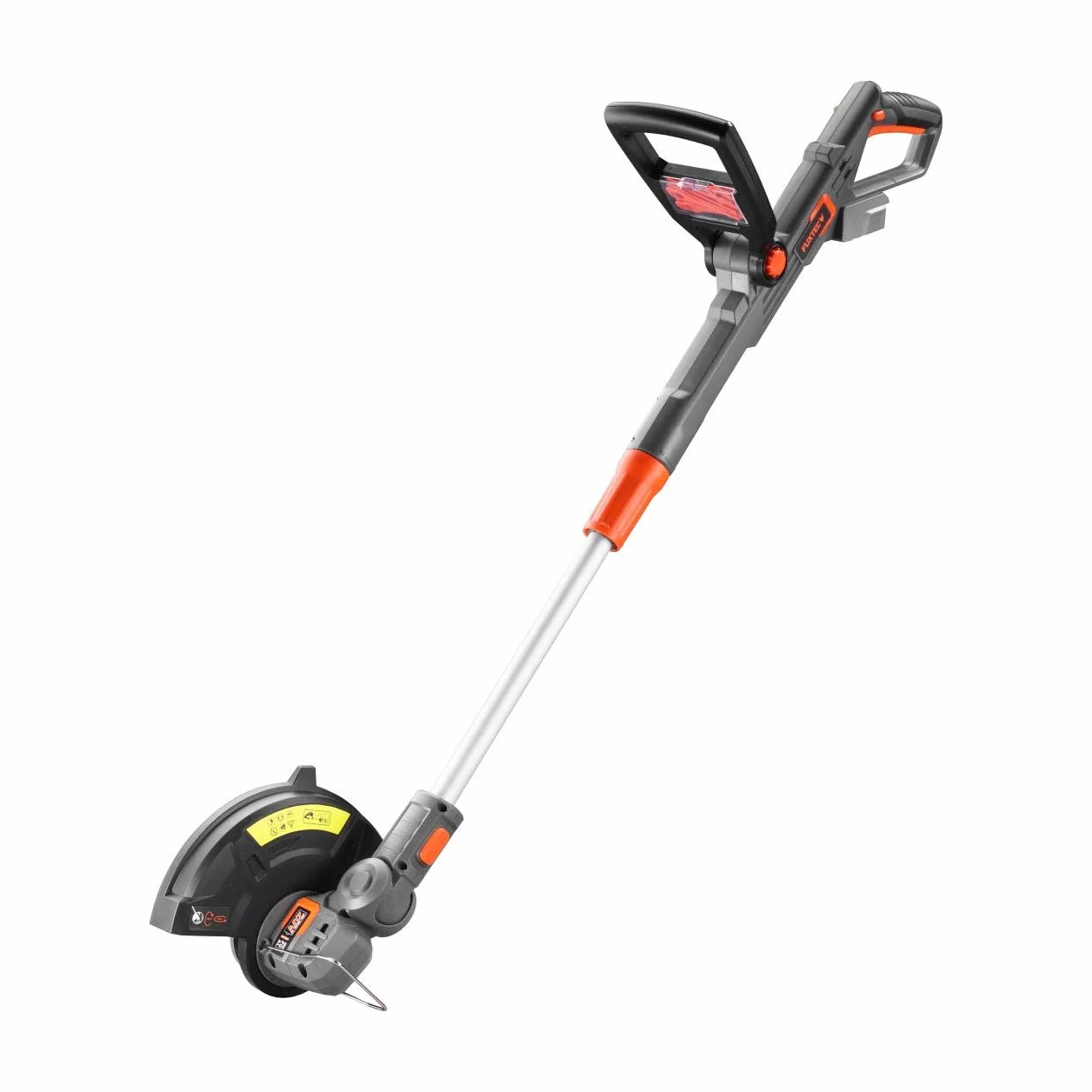 Podkaszarka Elektryczna FUXTEC z Akumulatorem 20 V FX-E1RT20 - Szerokosc Ciecia 25 cm, Lekka i Cicha, Teleskopowy Uchwyt, Bez Akumulatora i Ladowarki