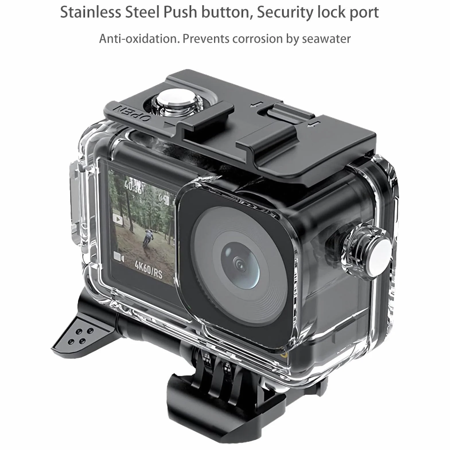 Wodoodporna Obudowa DJI Action 3 60M Podwodna Ochronna z Adapterami i Filtrami
