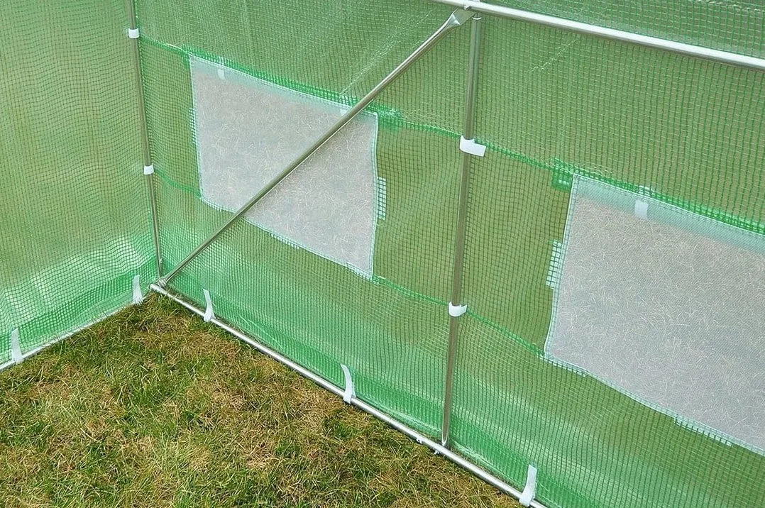 Folia Cultivo Zamienna Na Tunel Ogrodowy Szklarnia 2x3x2 Zielony Uv4 3x2 Dodatki 1 szt