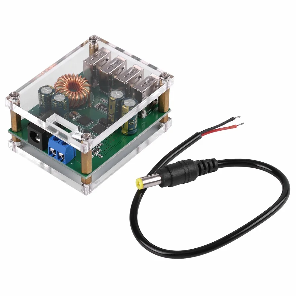 Konwerter DC-DC Step-Down 7-60 V do 5 V 5 A 4 USB wyjście