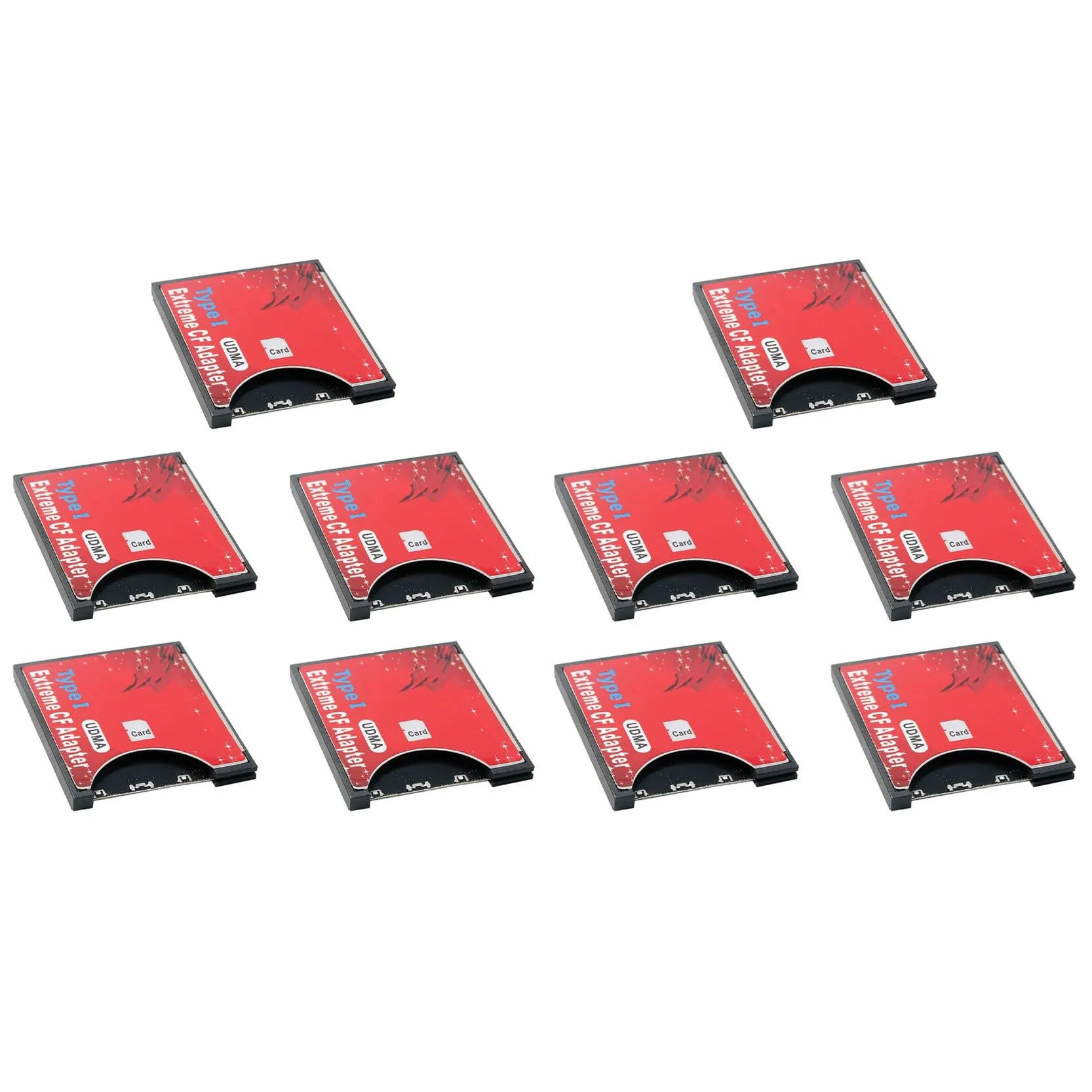 10X Nowy Pokrowiec na Kartę SD do Obsługuje Bezprzewodową Kartę WIFI SD Typ i Adapter SLR Camera Red