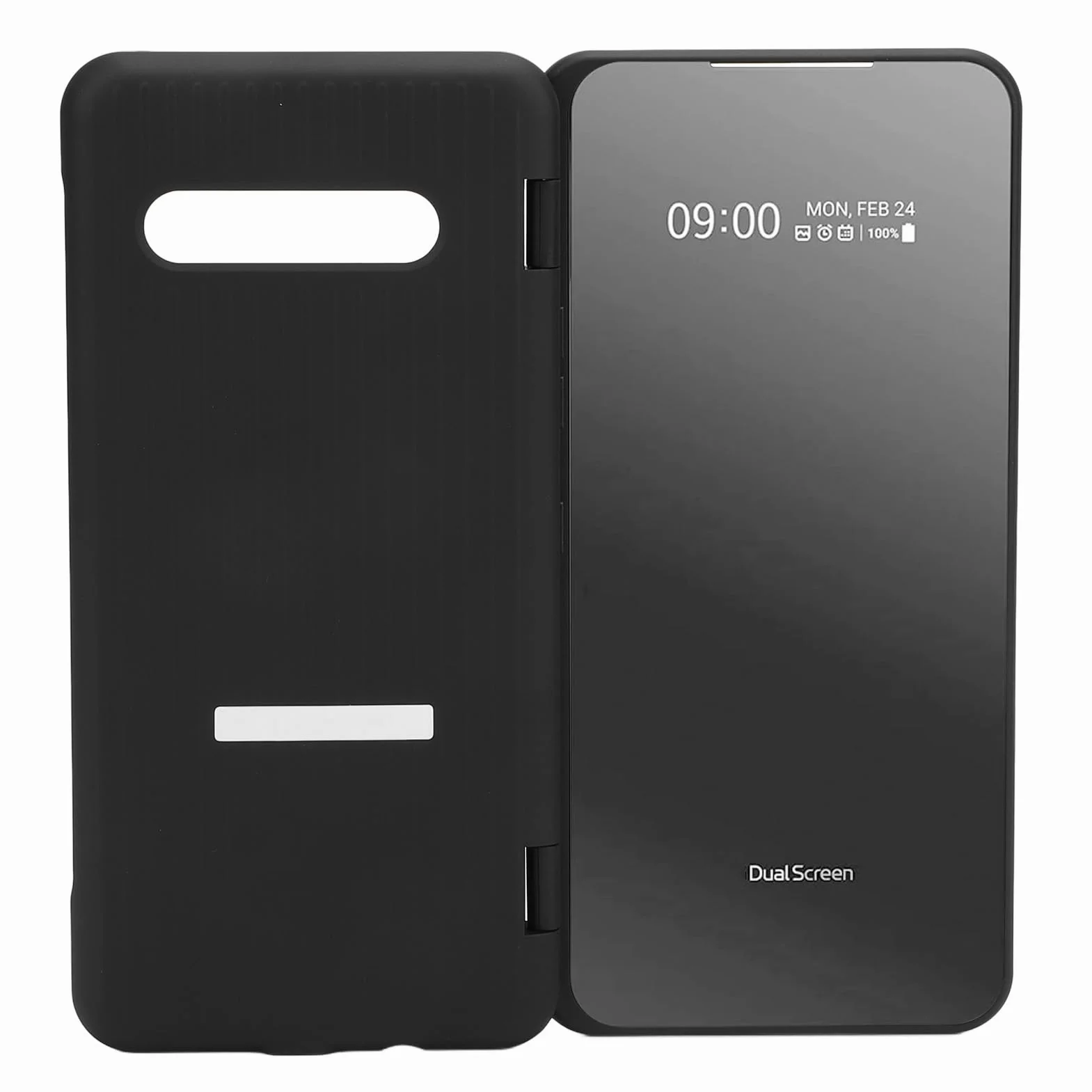 Sxhlseller Etui na Telefon z Dwoma Ekranami, Składana, Odpinana Obudowa z Dwoma Ekranami, Zamiennik Obudowy Telefonu z z Magnetycznym Adapterem Typu C, dla V60 dla 5G LM V605N