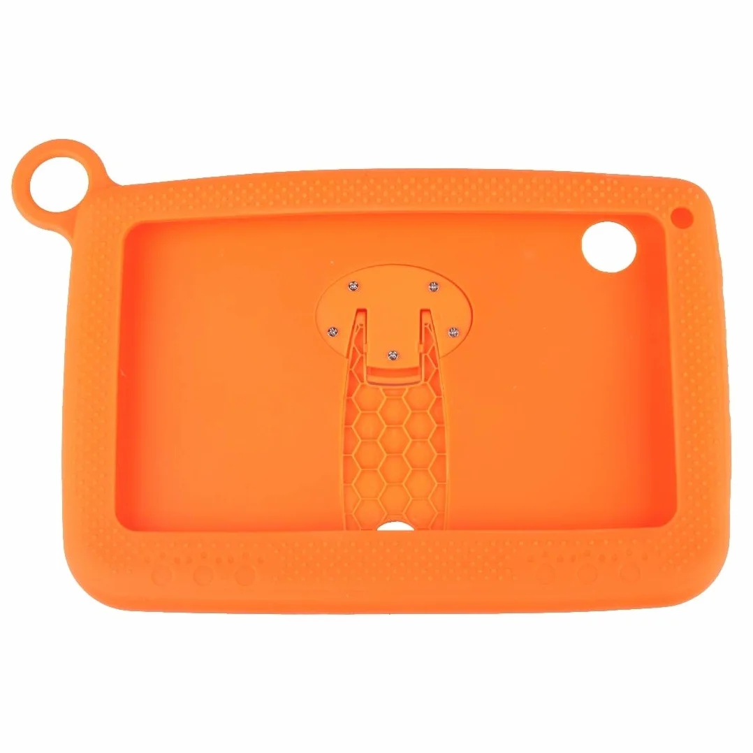 Hanks' sklep z silikonową obudową Android 4.4 Allwinner A33 Quad Core, 1 GB + 16 GB, 7,0 cala, Astar Kids tablet edukacyjny (kolor: Różowy)