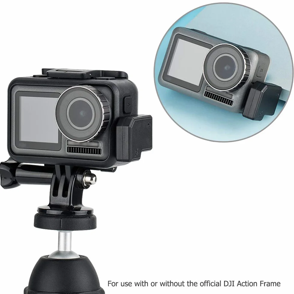 JJC Adapter mikrofonu USB-C 3,5 mm do kamery sportowej DJI Osmo Zewnętrzny adapter audio 3,5 mm do gniazda TRS, port typu C do ładowania i transmisji danych