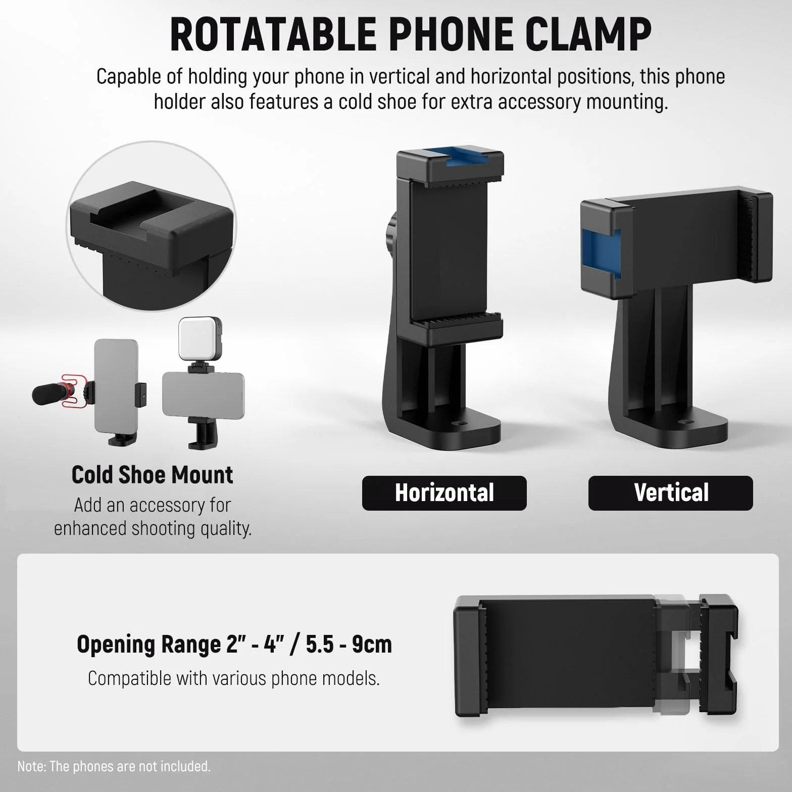 NEEWER Sd001 Slider Dolly kamera z głowicą kulową i zaciskiem do telefonu, 4-kołowy stół Dolly z panoramą 360°, kompatybilny z kamerą bezlusterkową, mini kamerami GoPro iPhone i telefonami komórkowymi